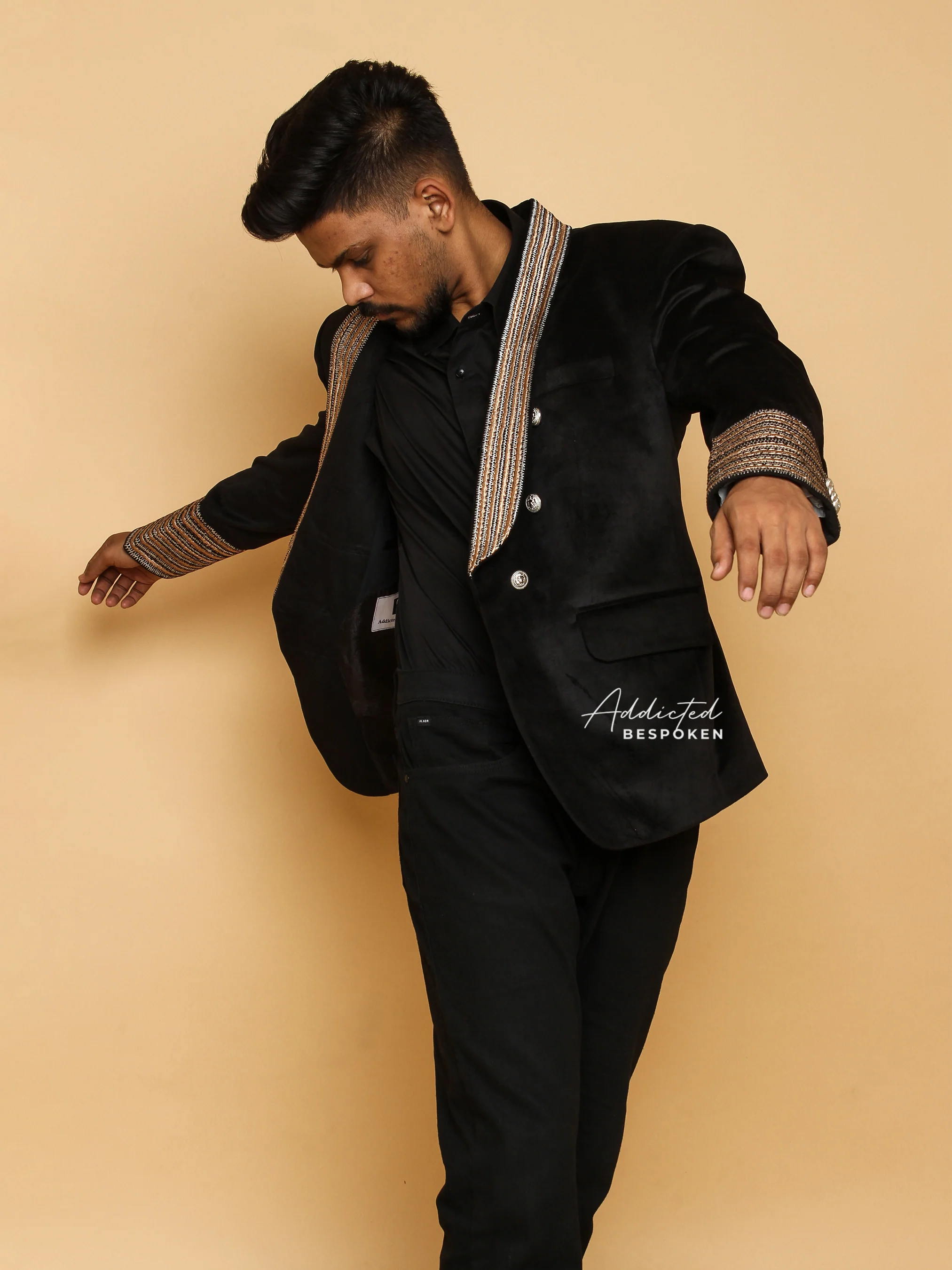 Modern Luxe Embroidered Blazer (CLS) - Image 4