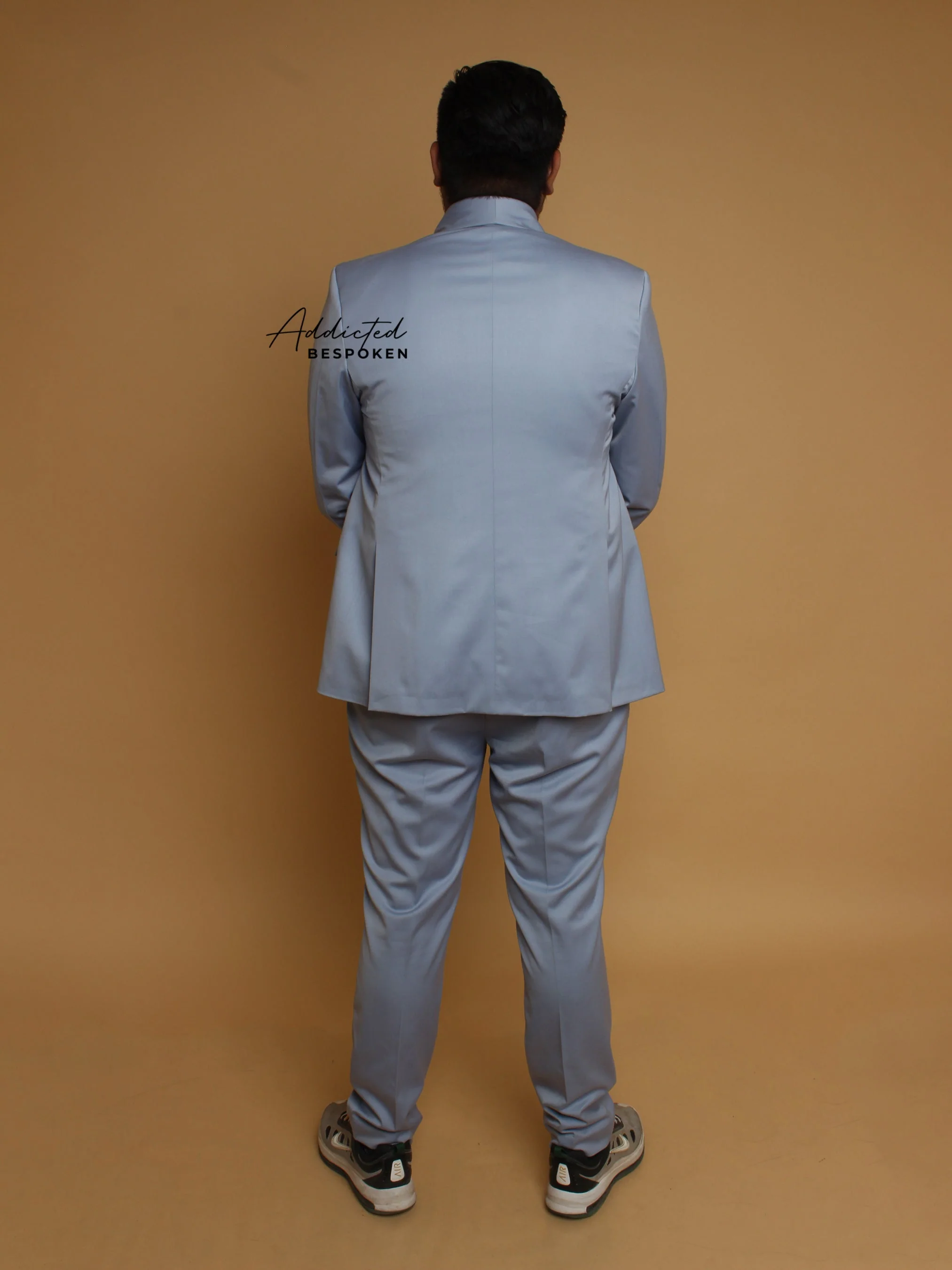 Modern Overlap Blazer Suit - Image 5
