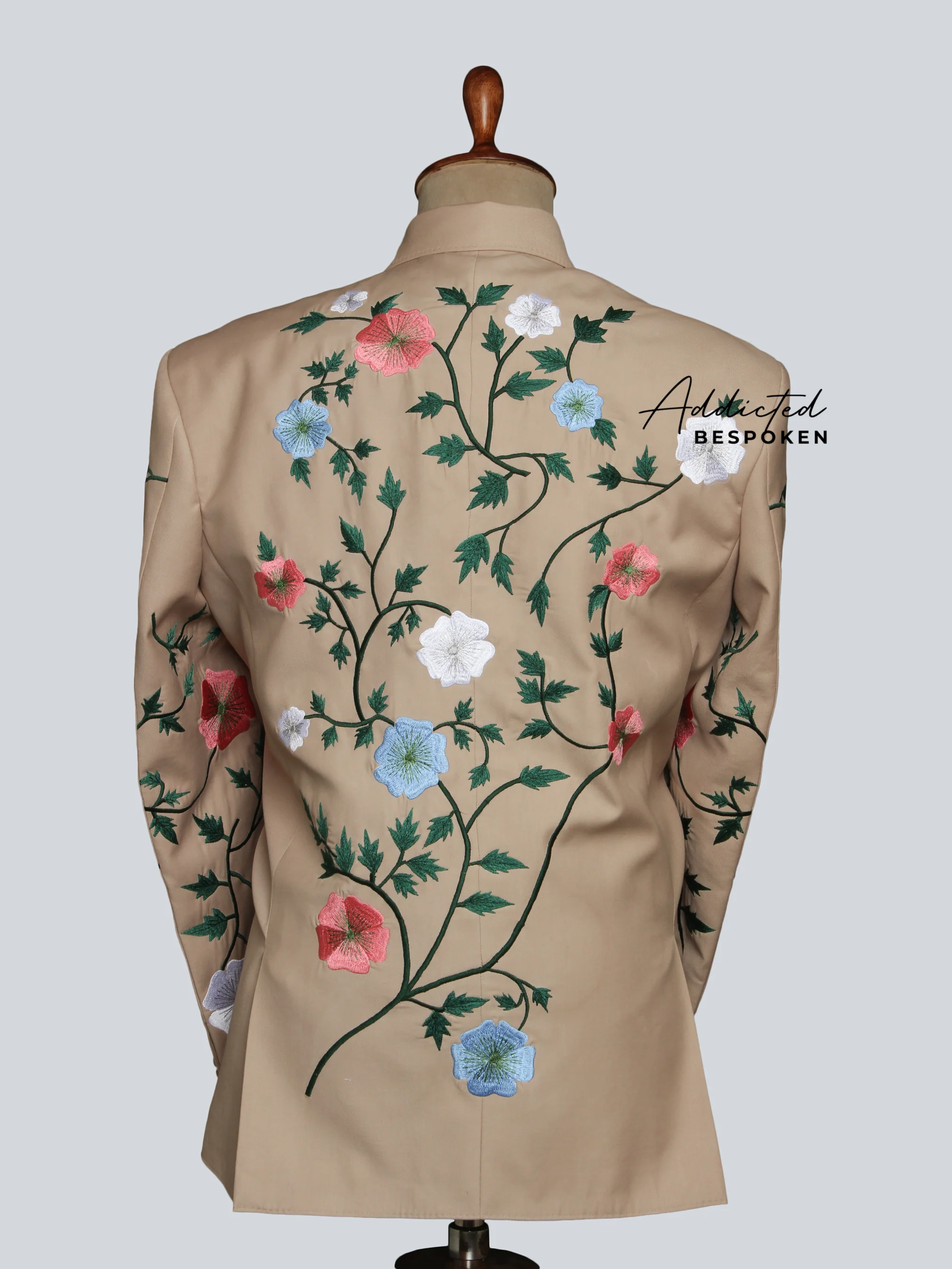 Multicolor Floral Embroidered Suit - Image 6