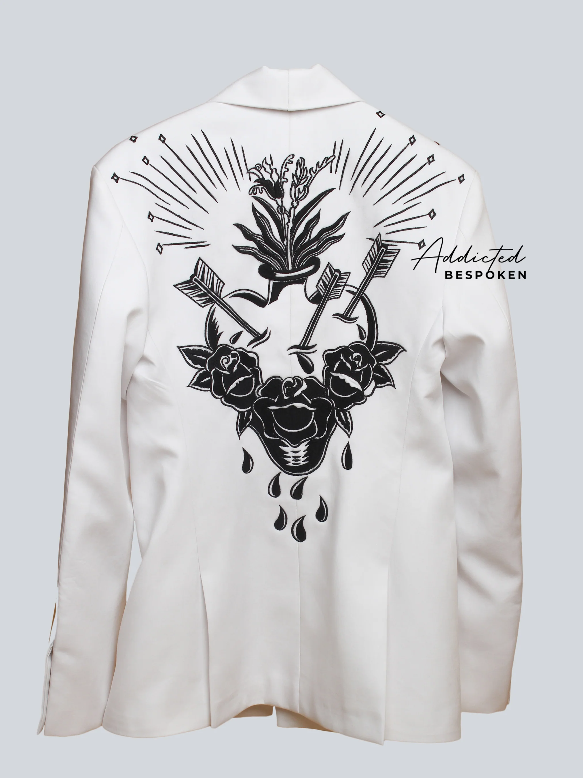 Mystical Mermaid Embroidered Suit - Image 4