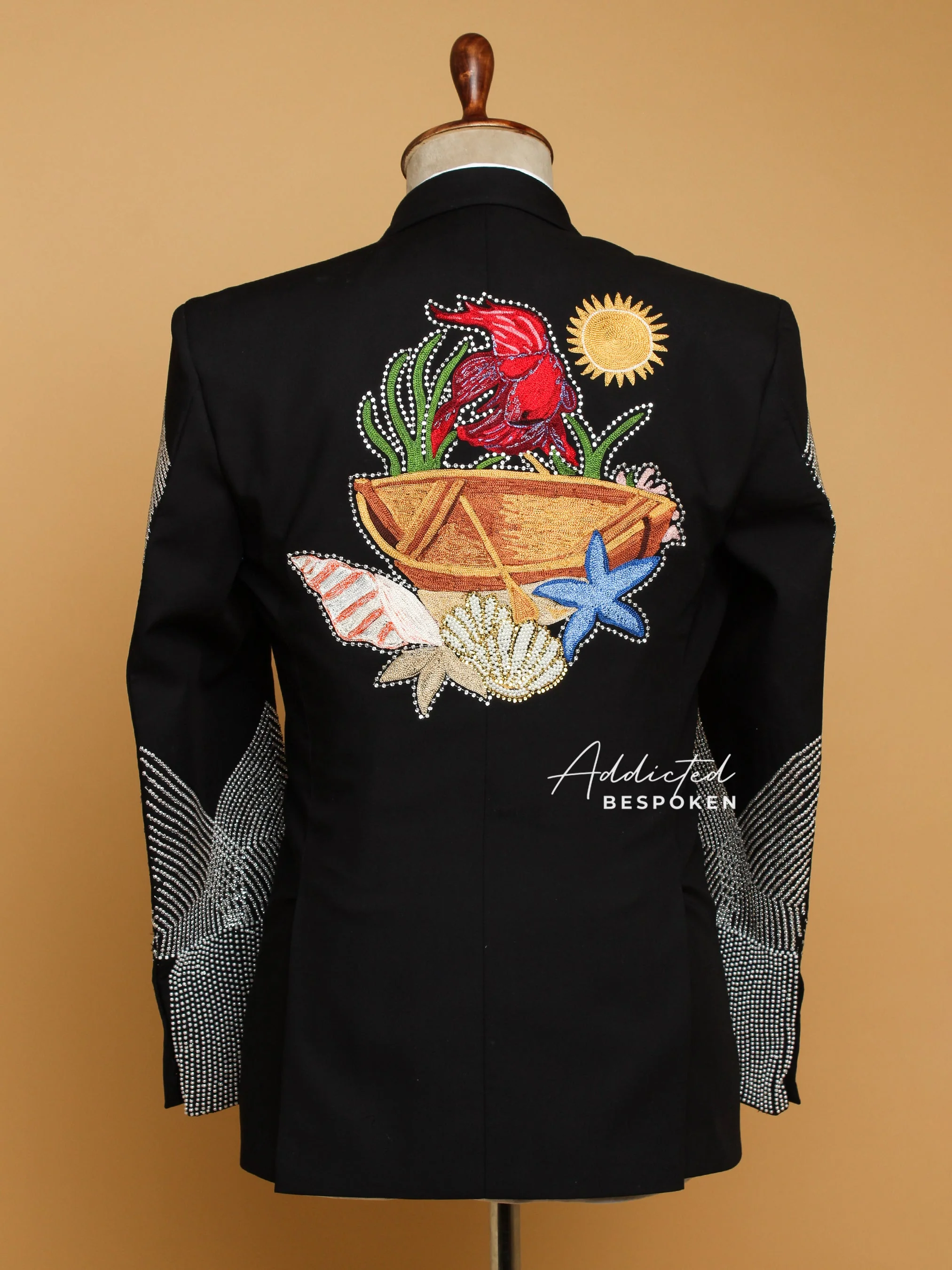 Nautical Embellished Western Blazer - Image 2