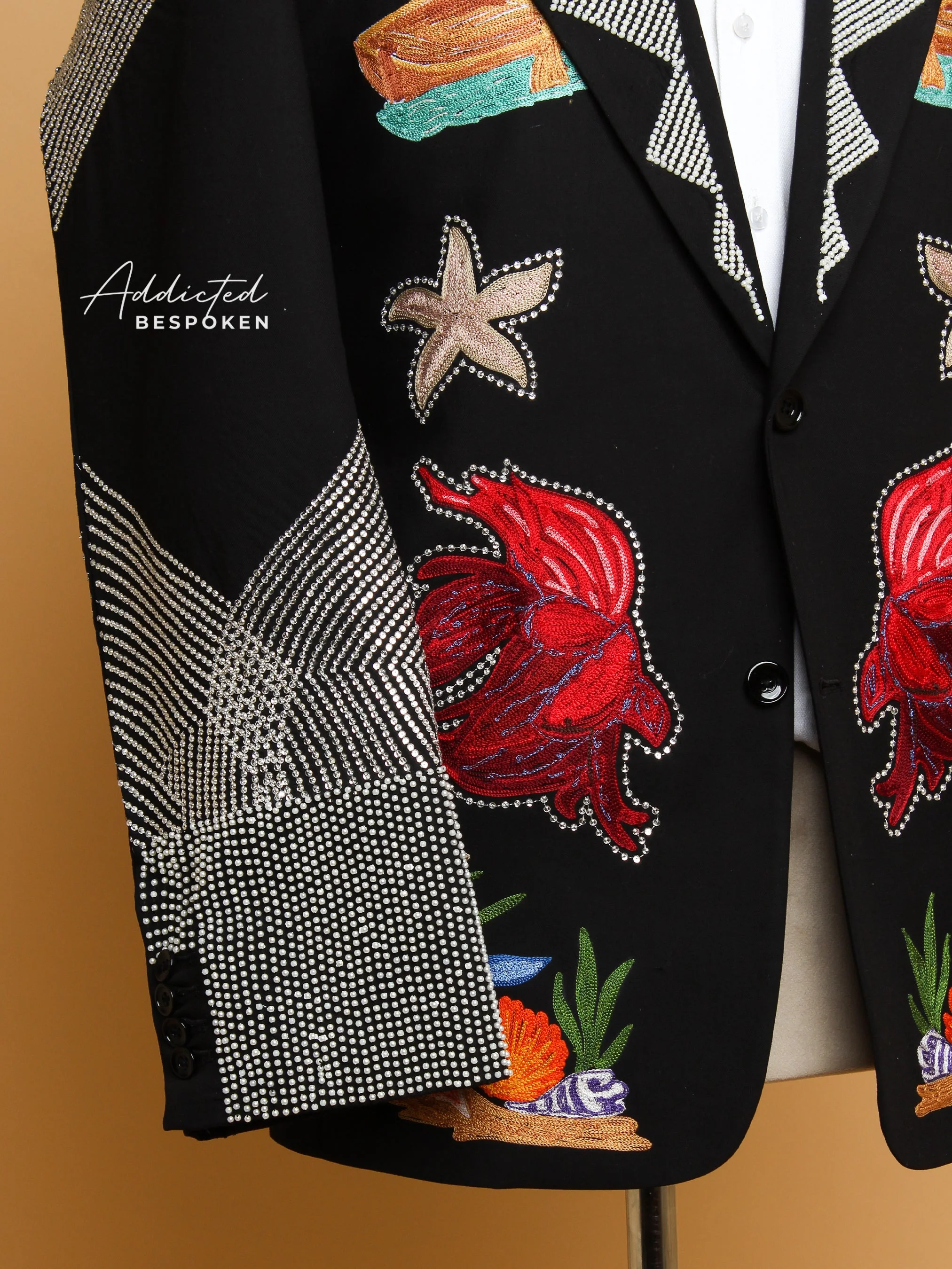 Nautical Embellished Western Blazer - Image 5