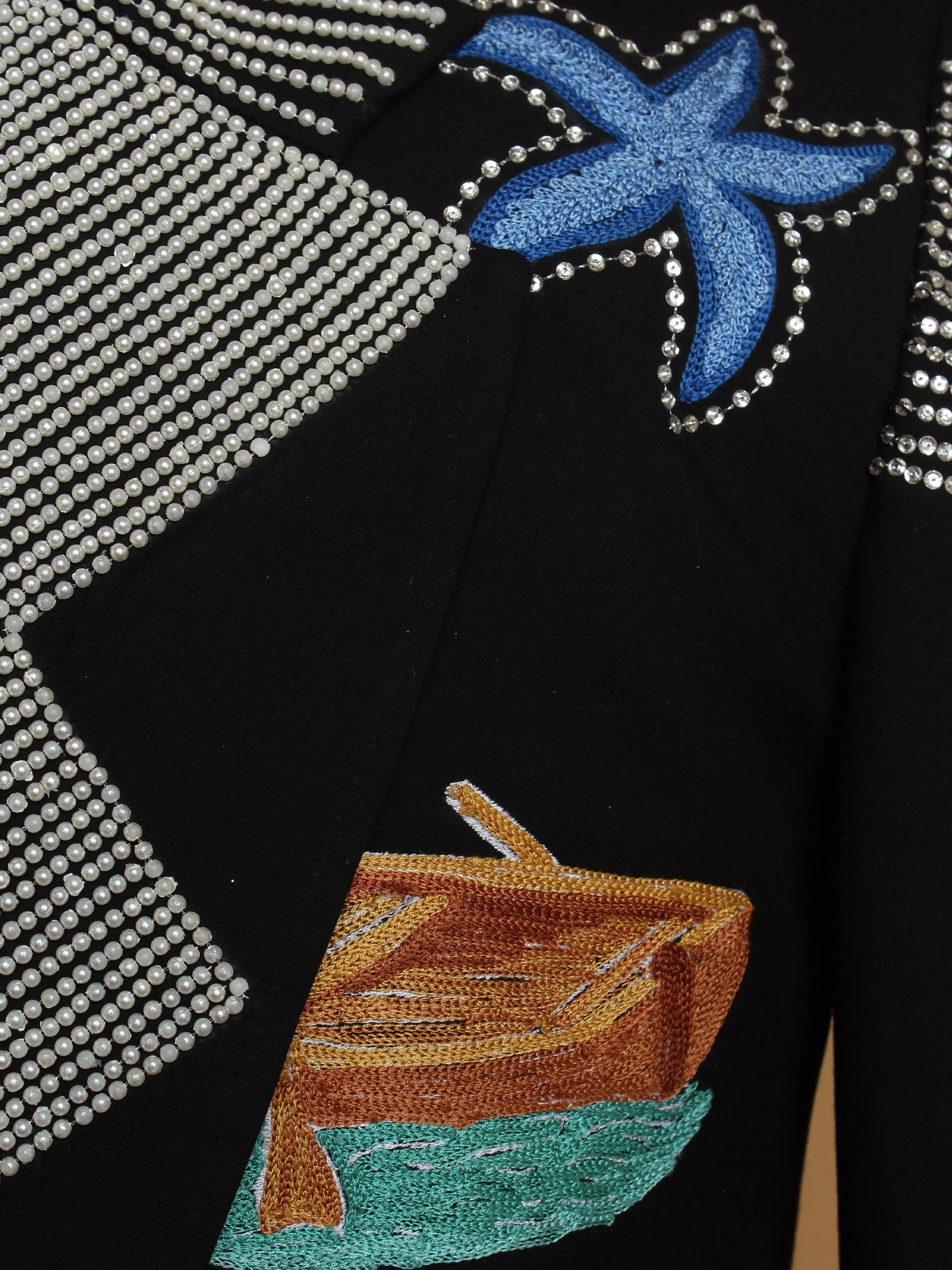 Nautical Embellished Western Blazer - Image 8