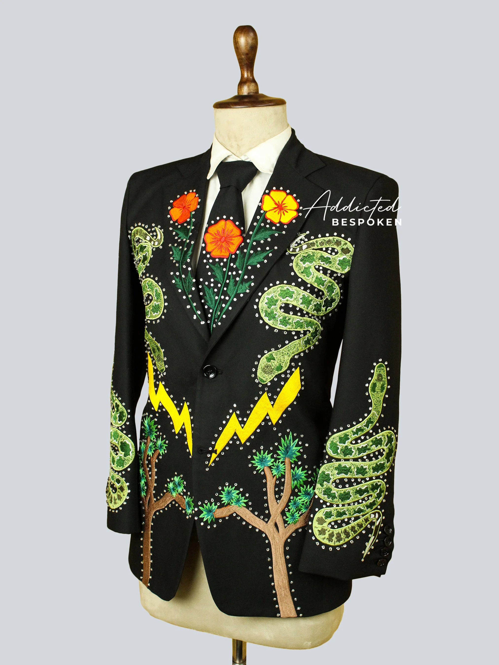 Oak Tree Embroidered Pantsuit - Image 3