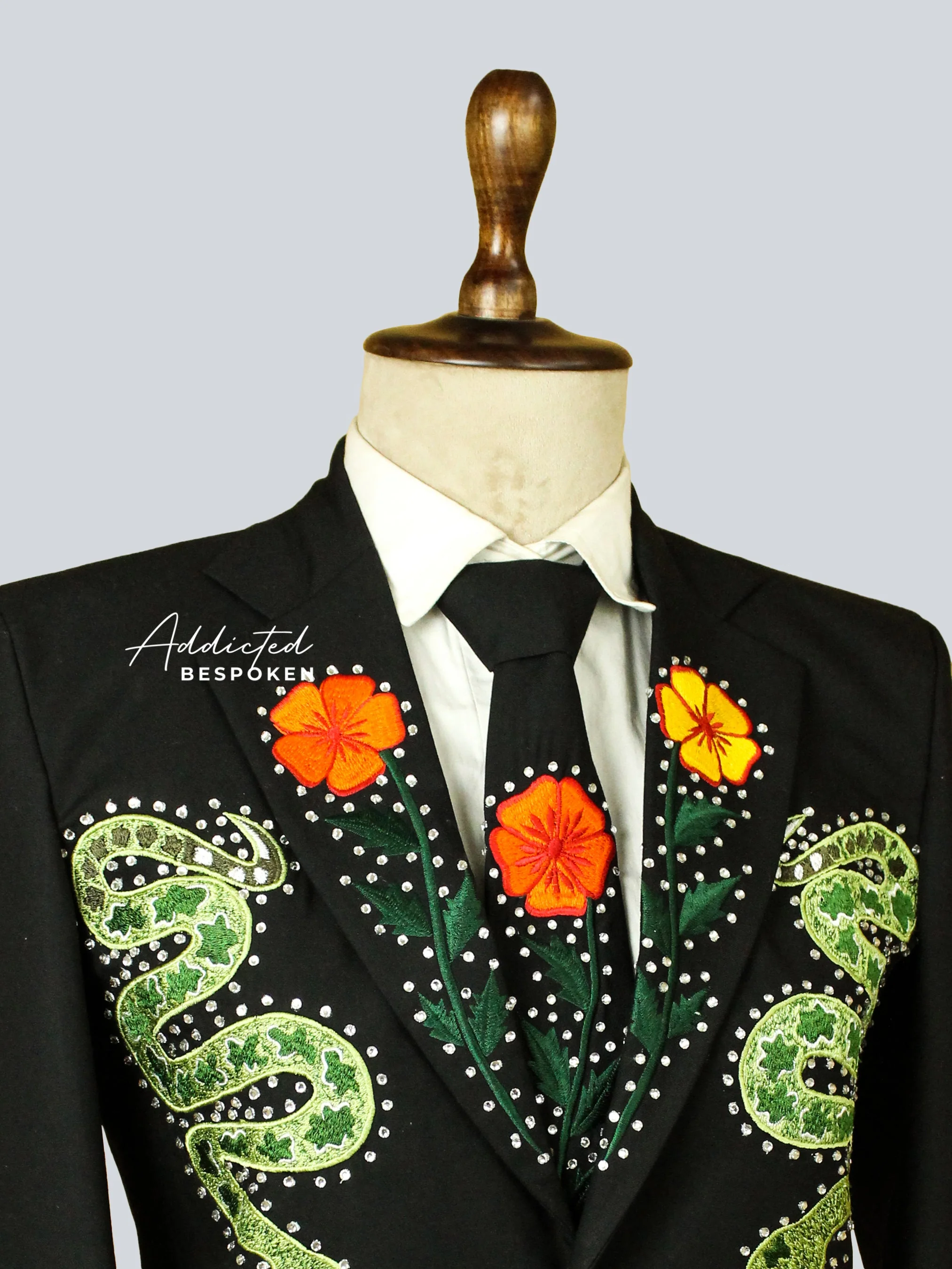 Oak Tree Embroidered Pantsuit - Image 4