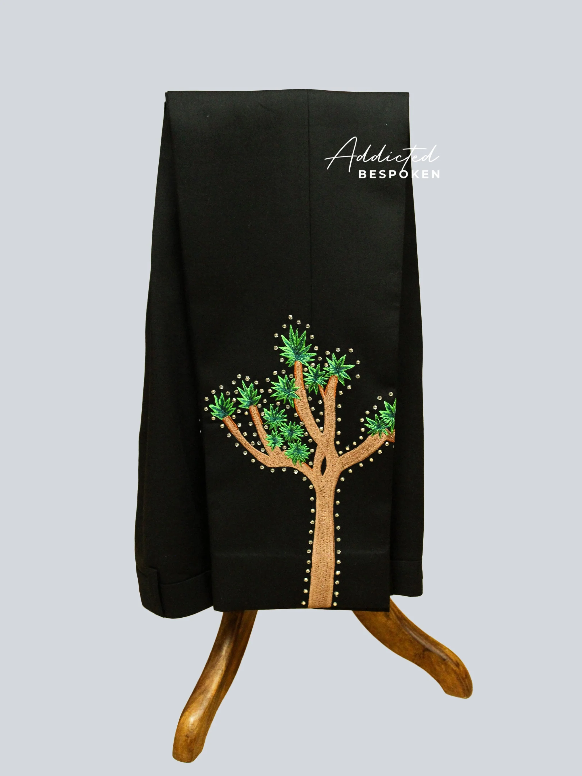 Oak Tree Embroidered Pantsuit - Image 6