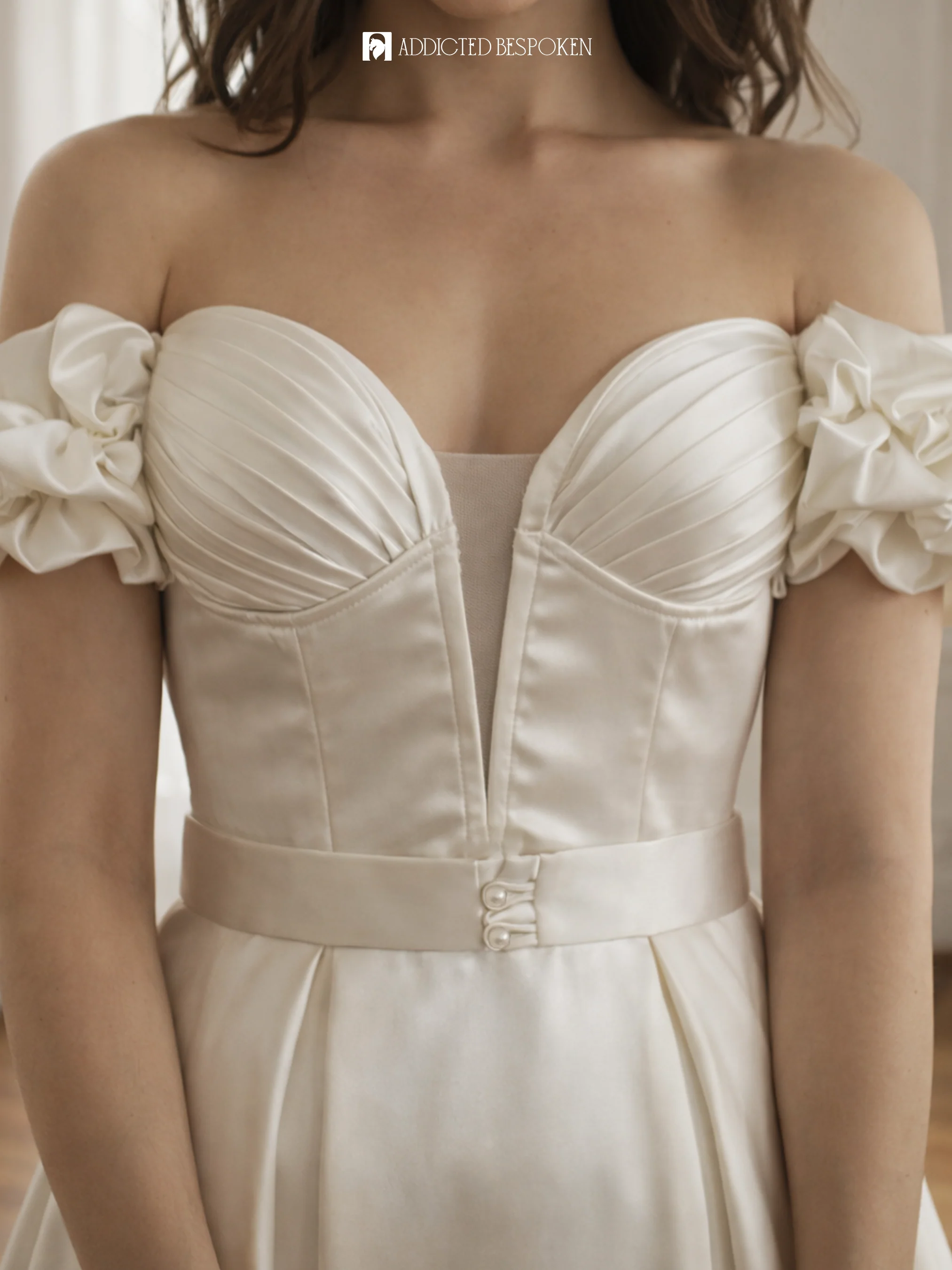Off Shoulder Bridal Gown - Image 3