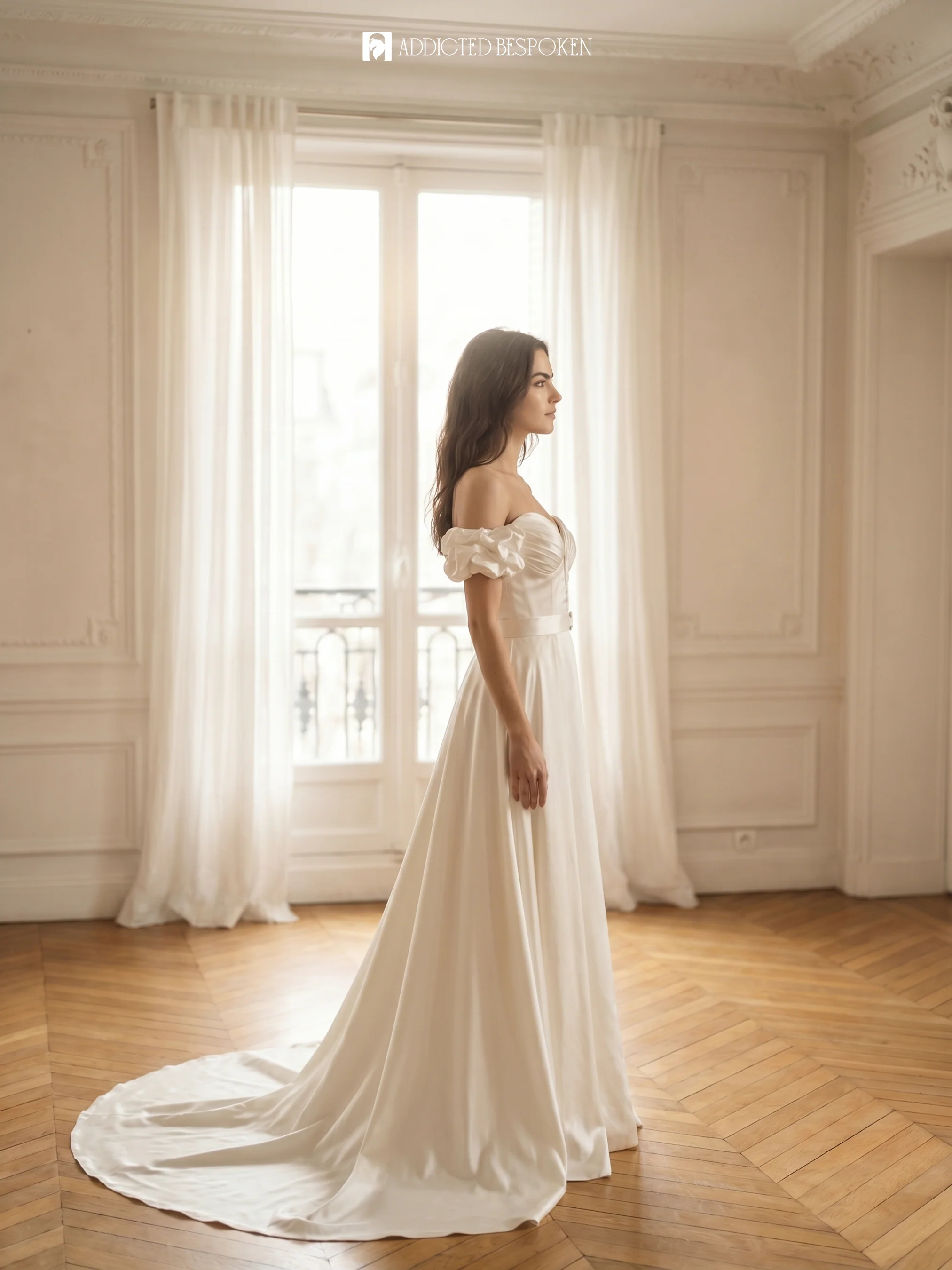 Off Shoulder Bridal Gown - Image 5