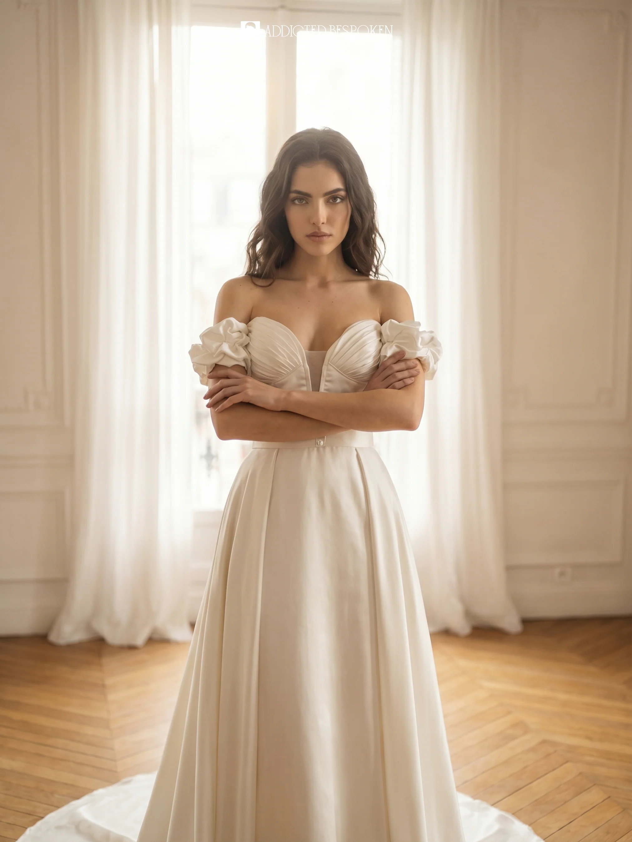Off Shoulder Bridal Gown - Image 6