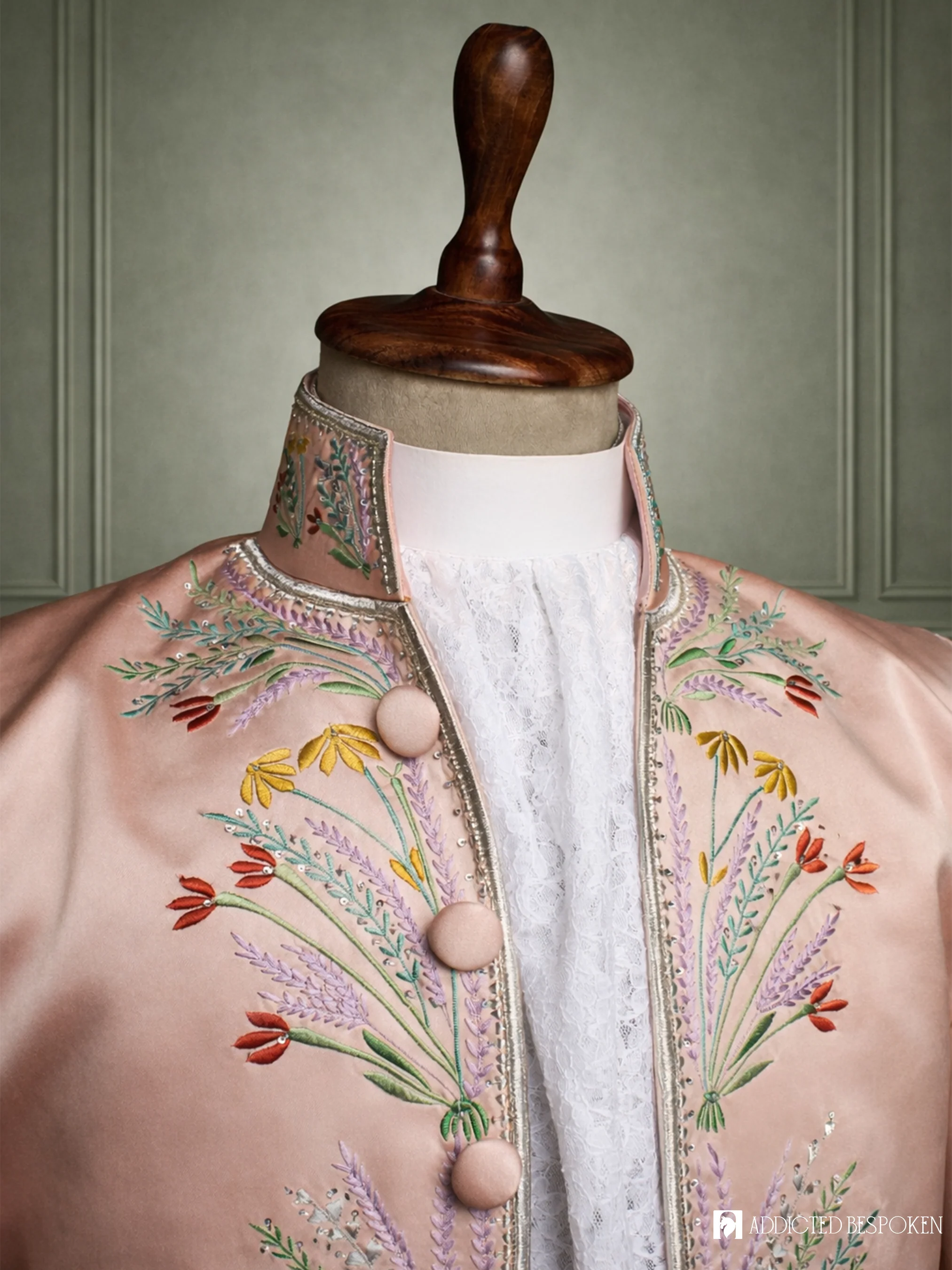 Ornate Blossom Rococo Suit - Image 3