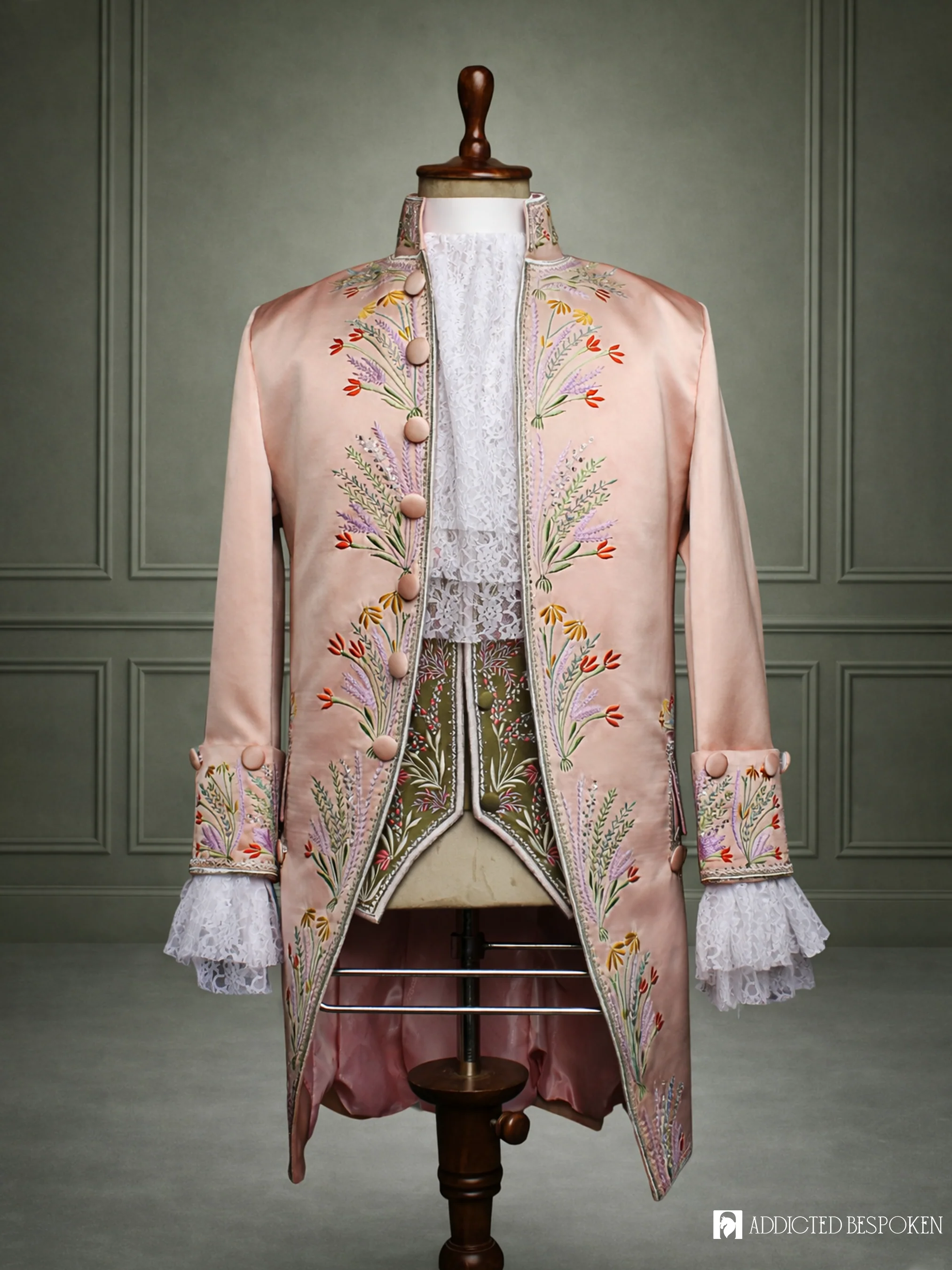 Ornate Blossom Rococo Suit - Image 4