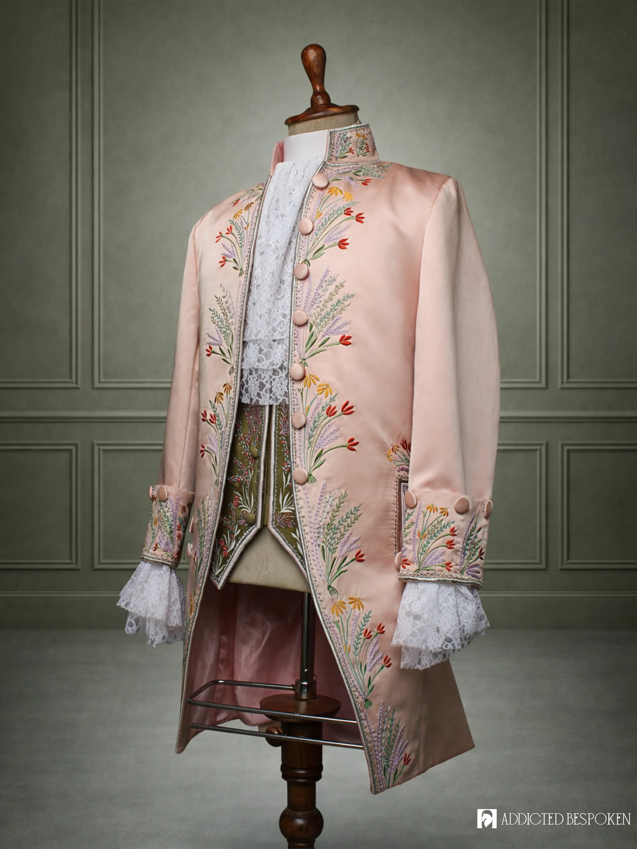Ornate Blossom Rococo Suit - Image 6