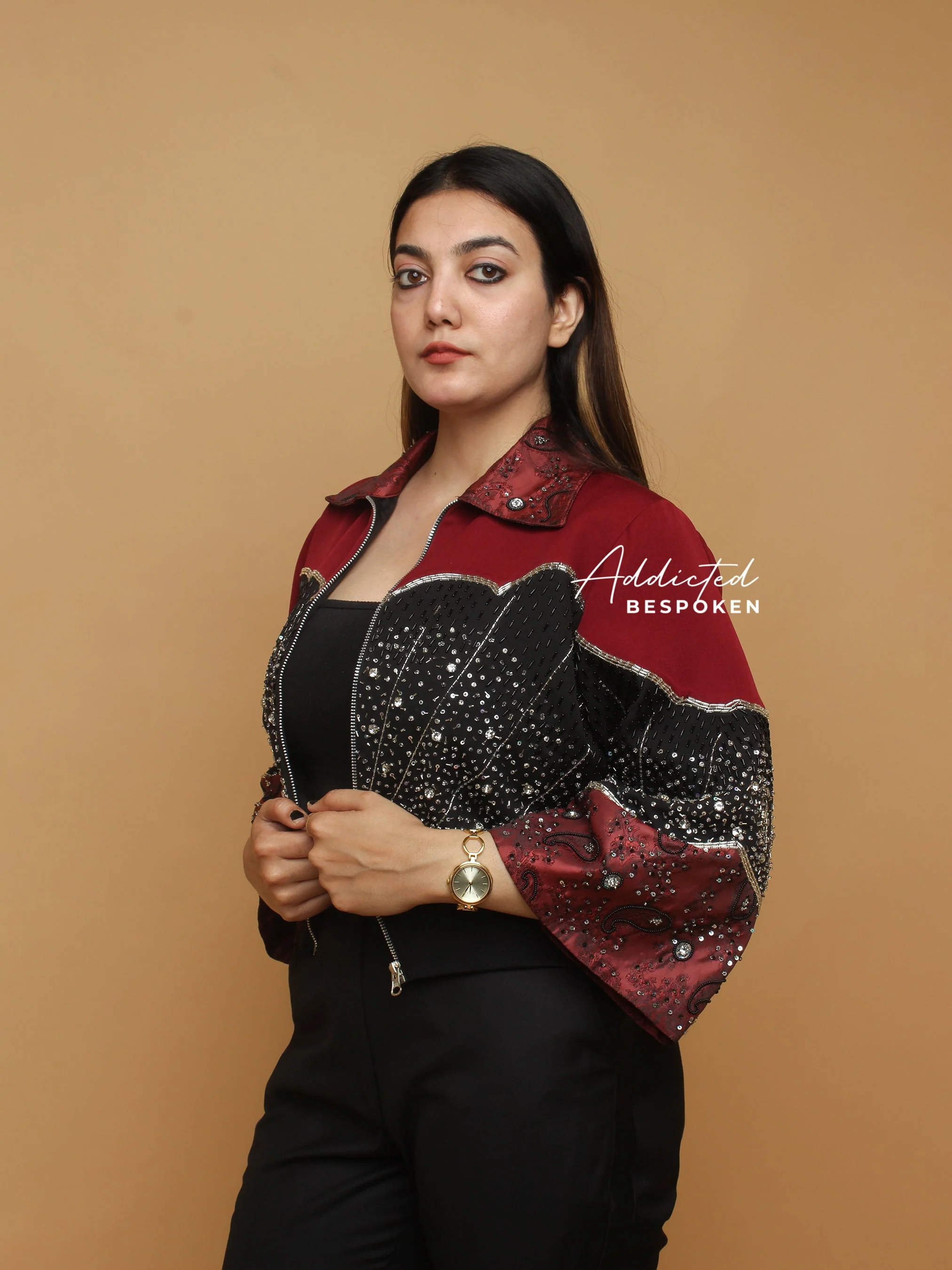 Ornate Elegance Kimono Suit - Image 3