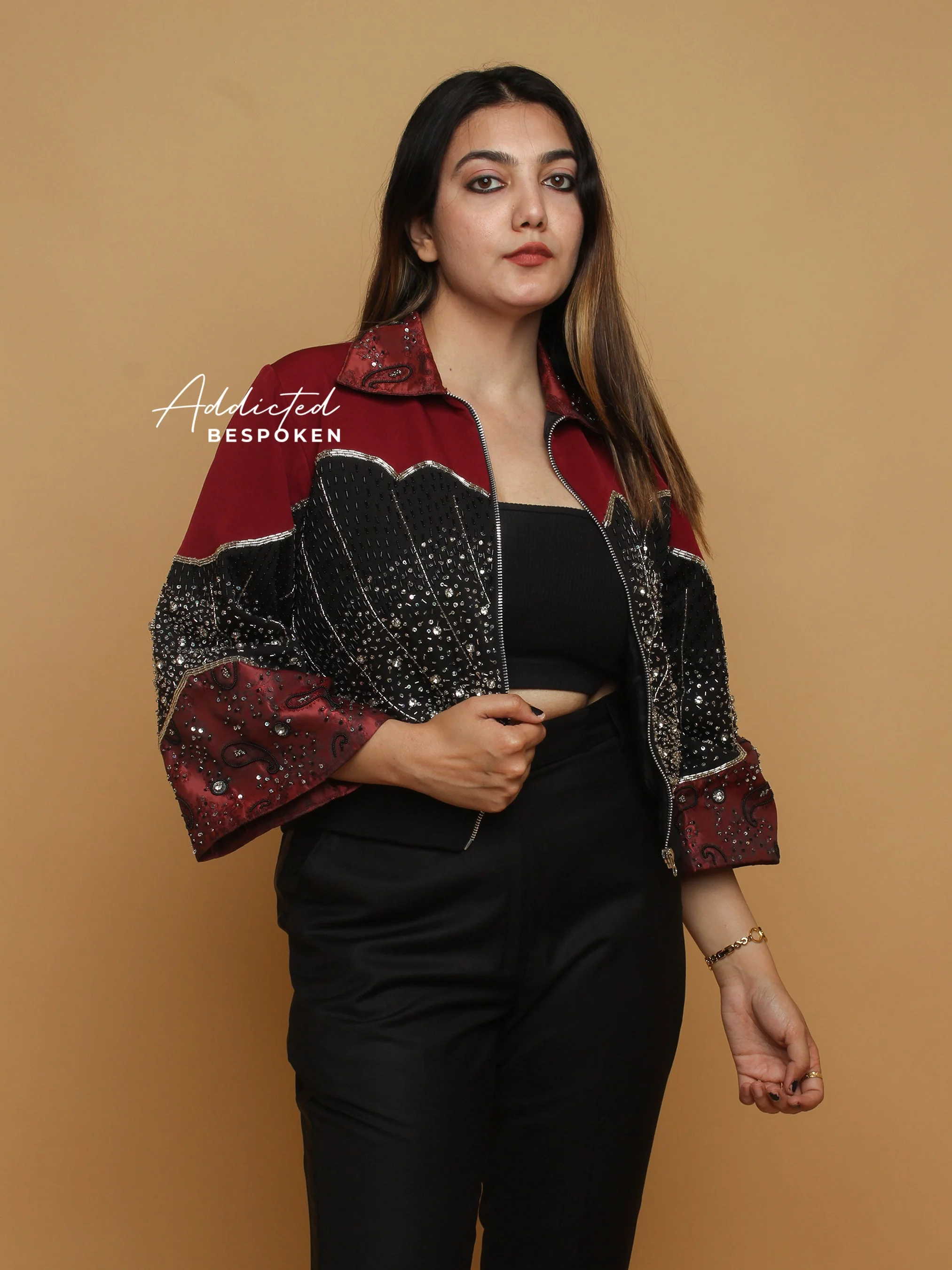 Ornate Elegance Kimono Suit - Image 4