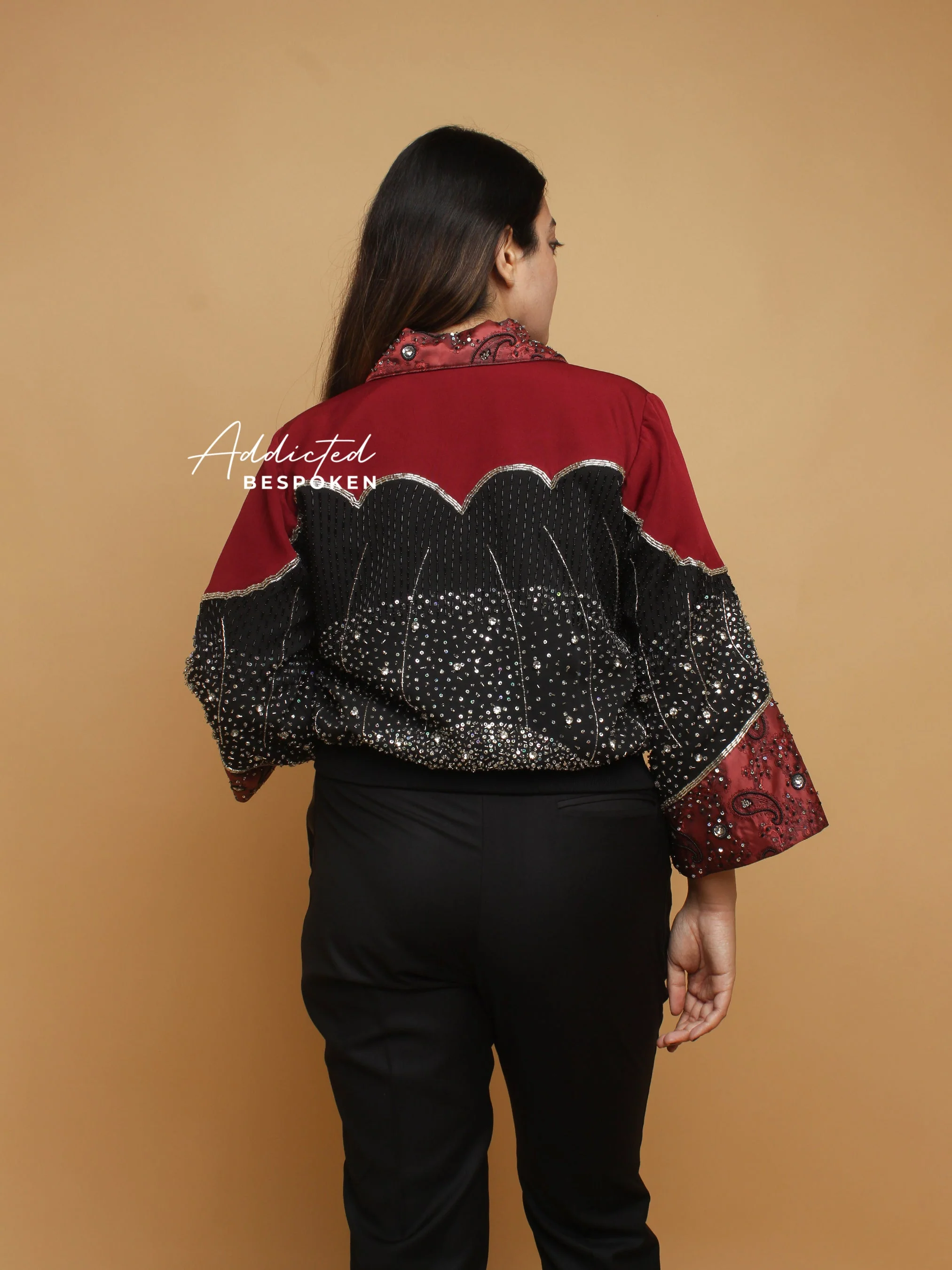 Ornate Elegance Kimono Suit - Image 5