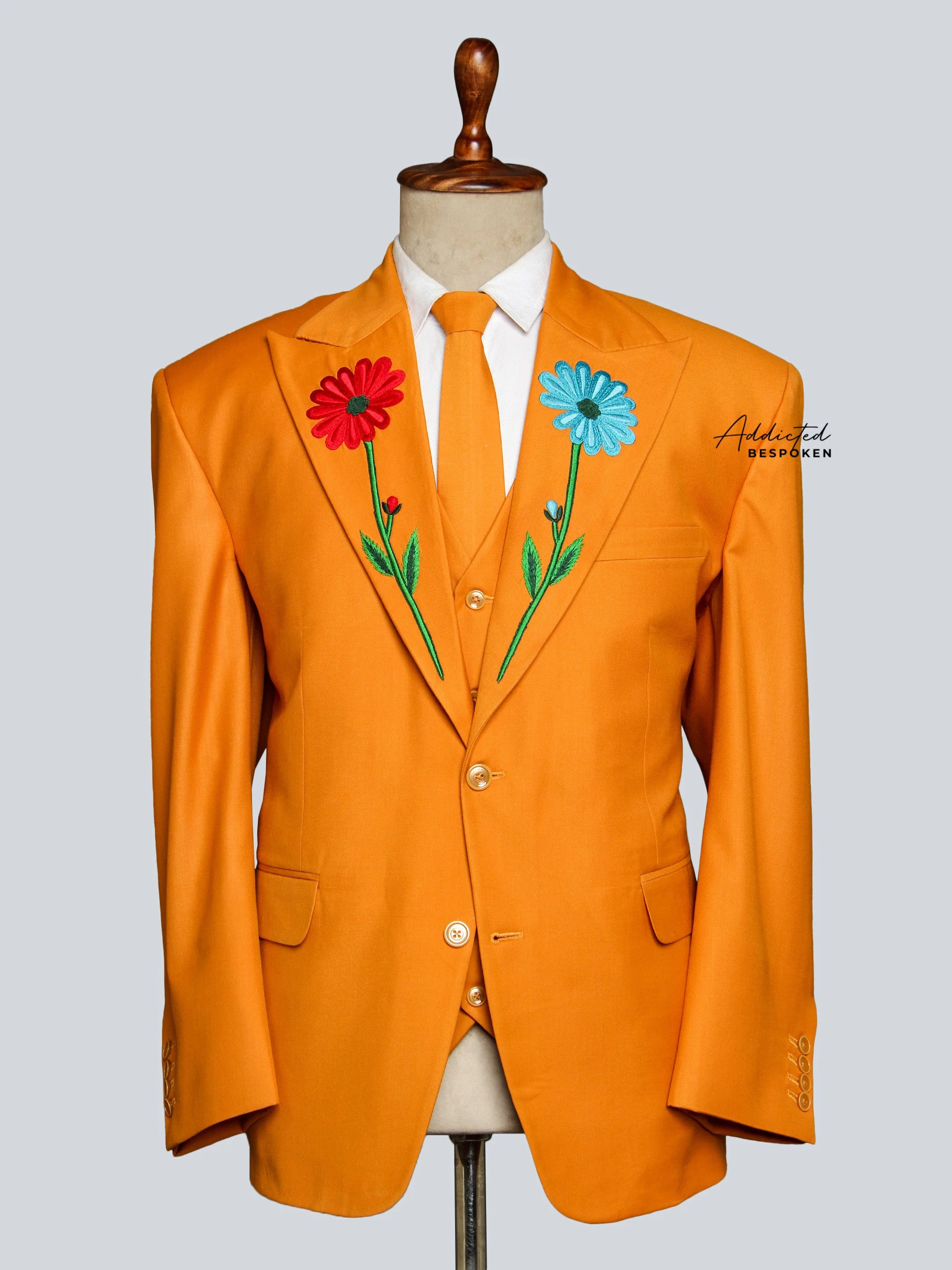 Ornate Lapel Country Western Suit - Image 5