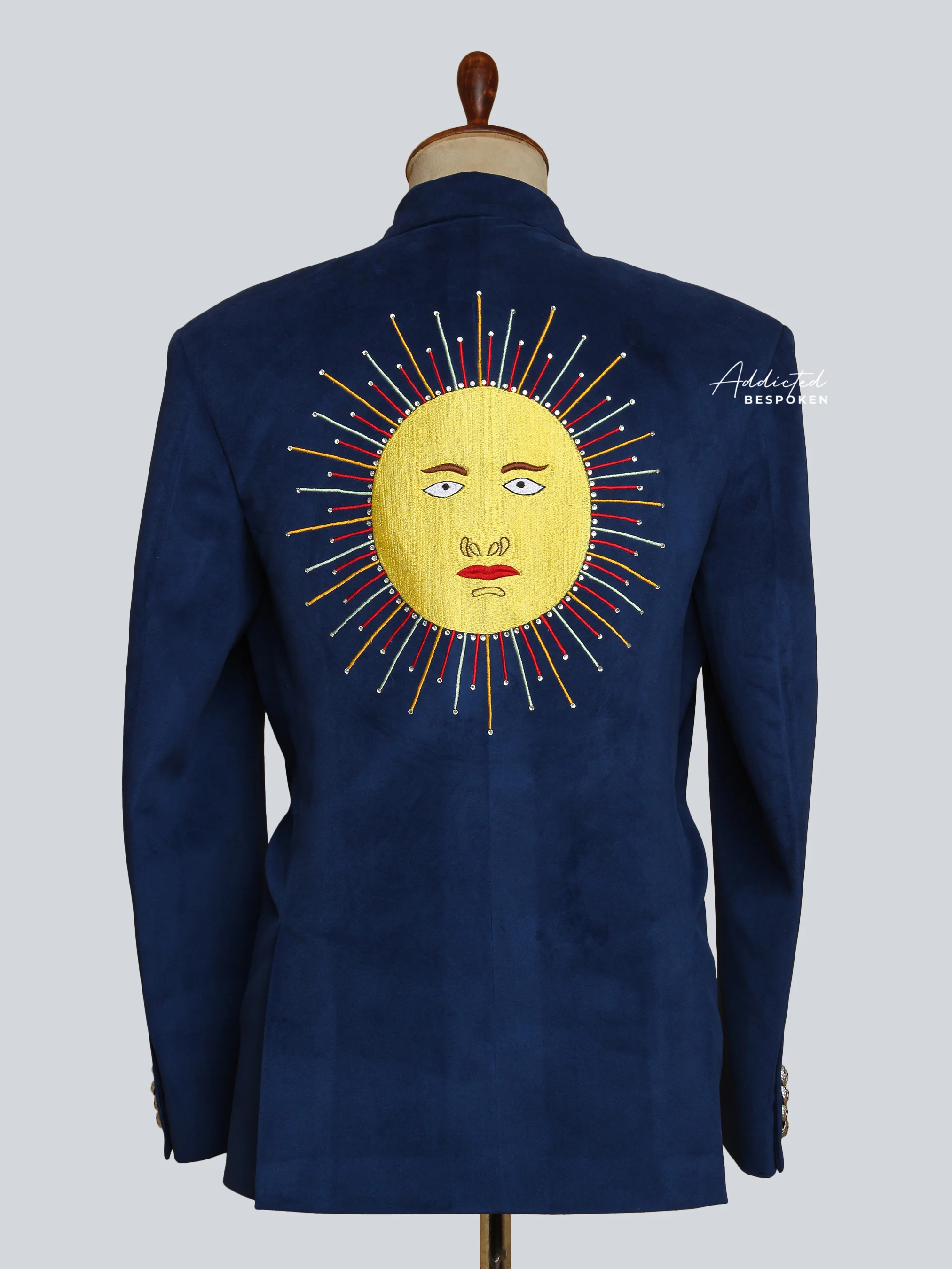 Peacock Embroidered Suit - Image 5