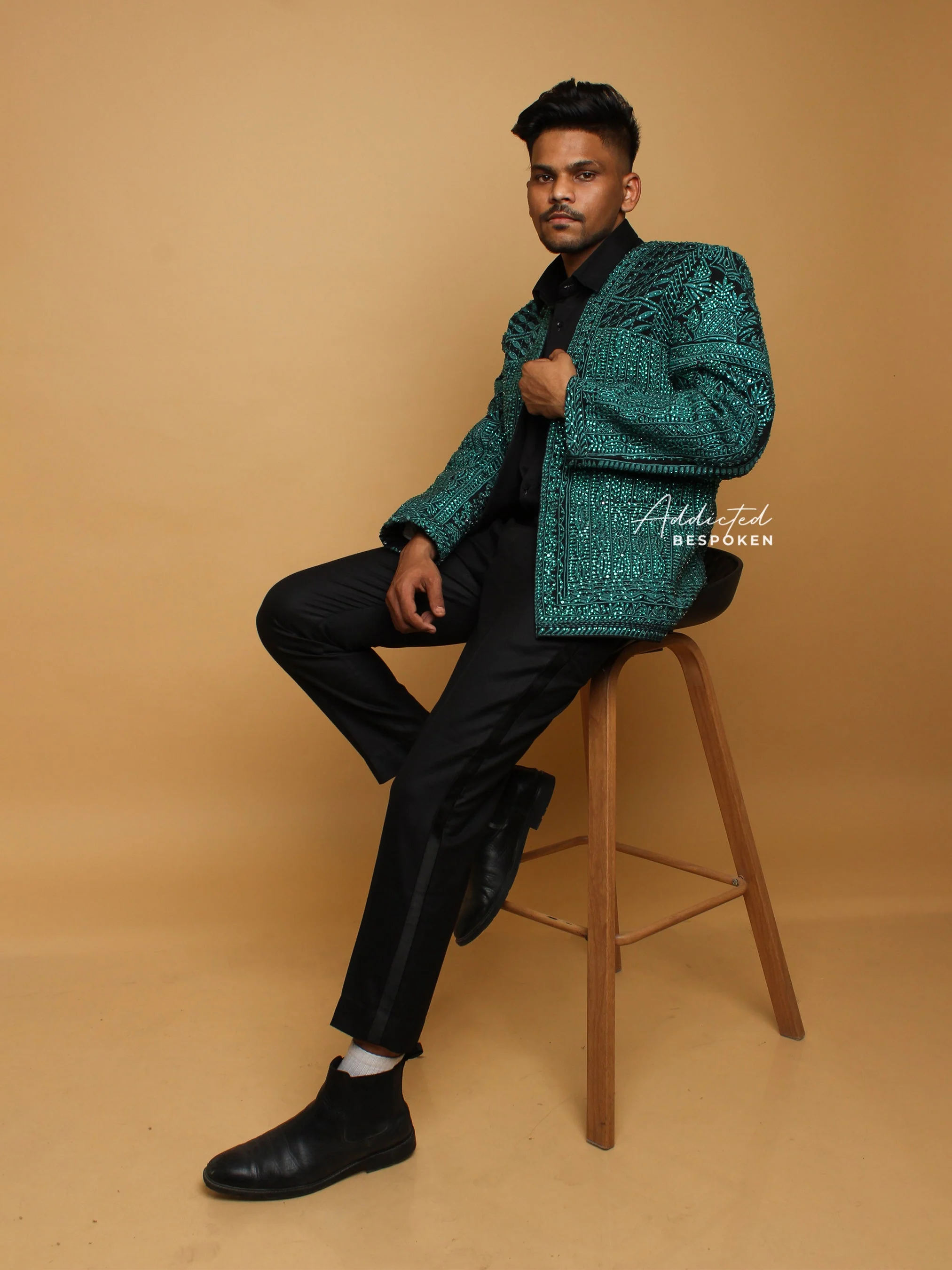 Premium Vintage Embellished Blazer - Image 5