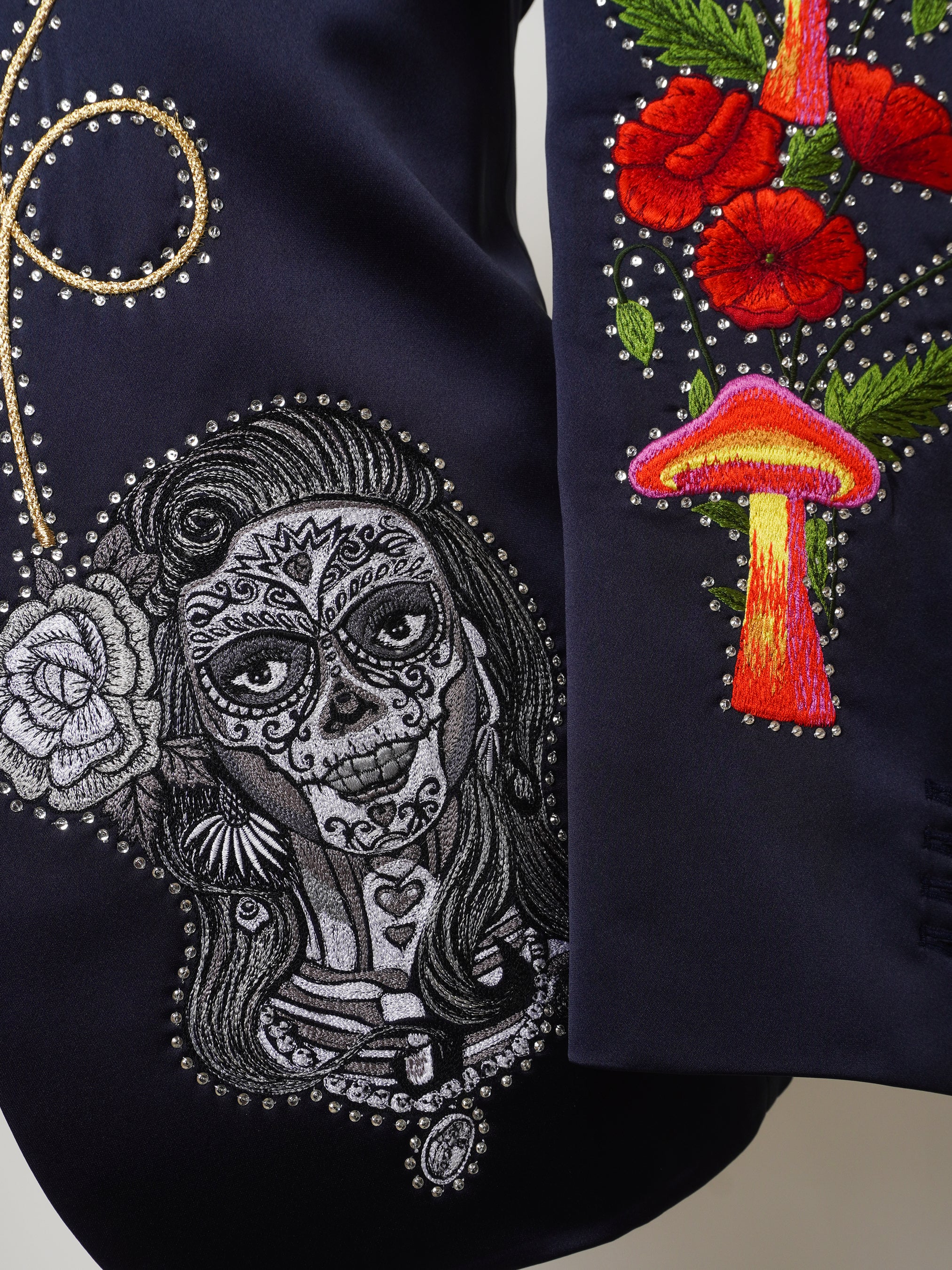 Regal Embroidered Midnight Suit - Image 6
