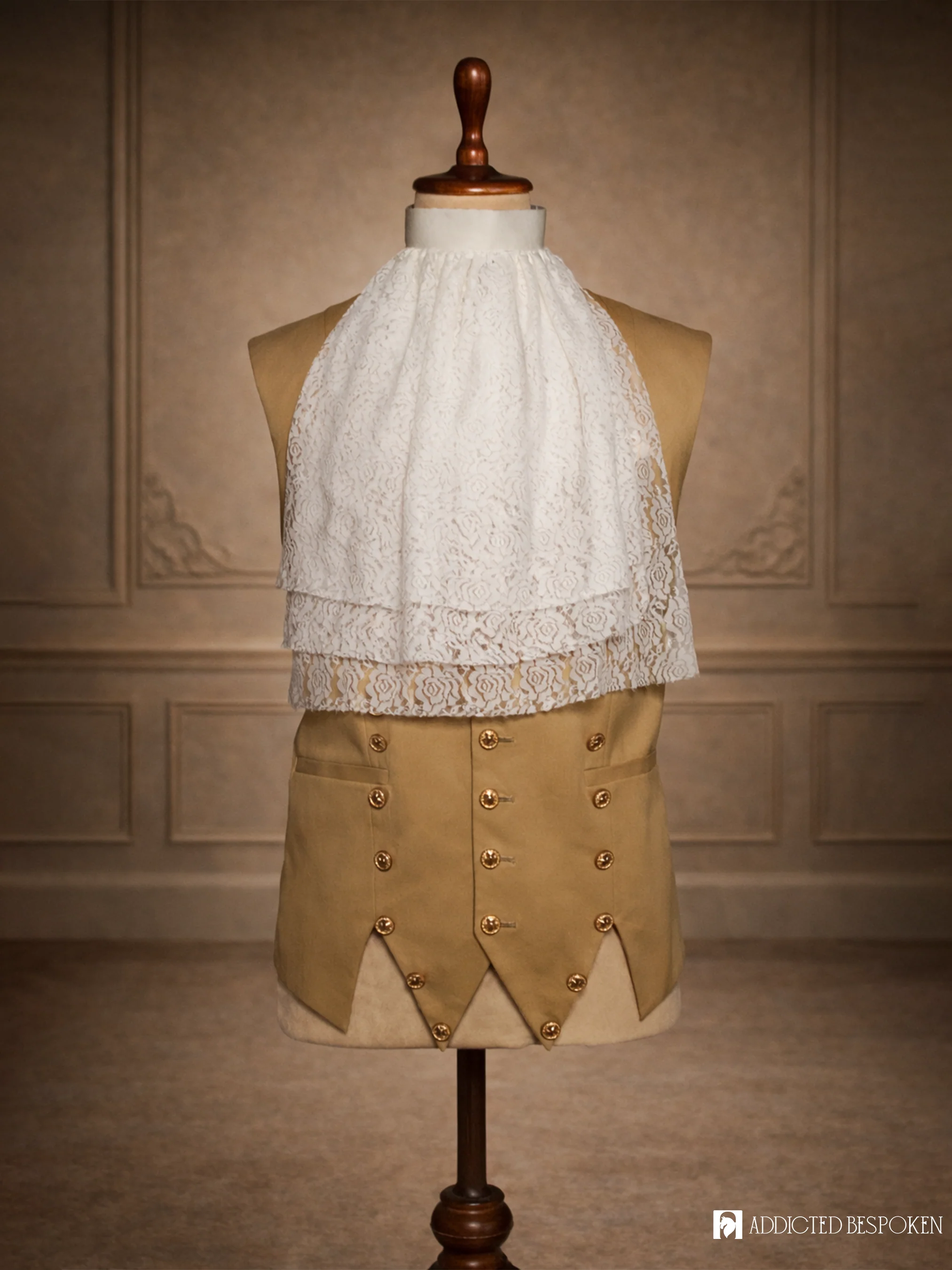 Regal Rococo Embroidered Suit - Image 7