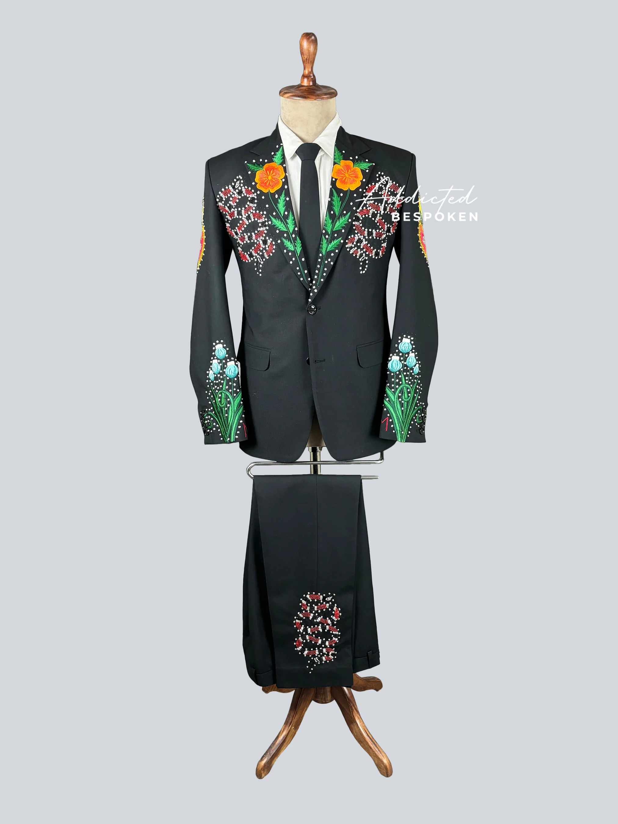 Rhinestone Embroidered Suit - Image 2