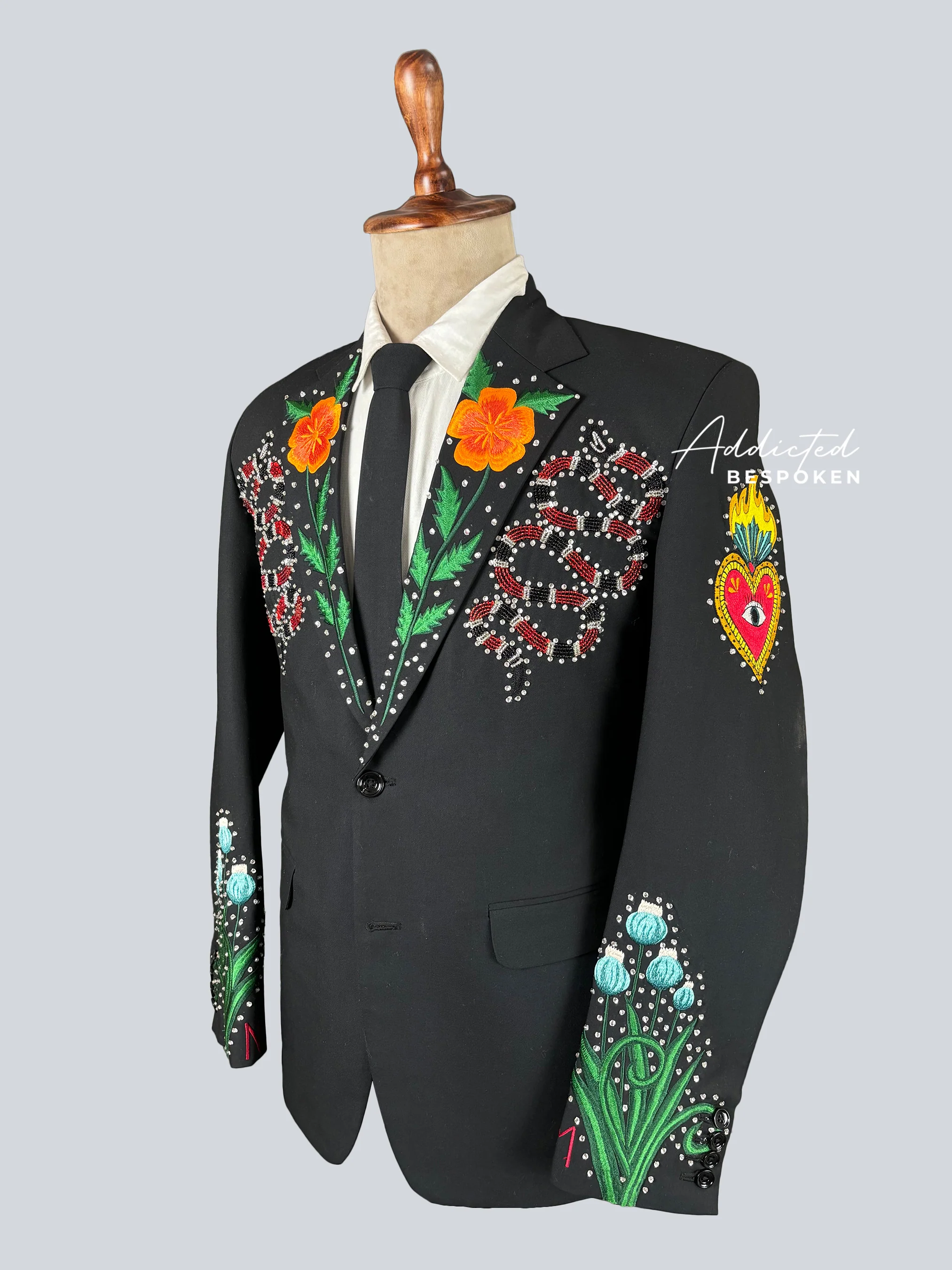 Rhinestone Embroidered Suit - Image 3