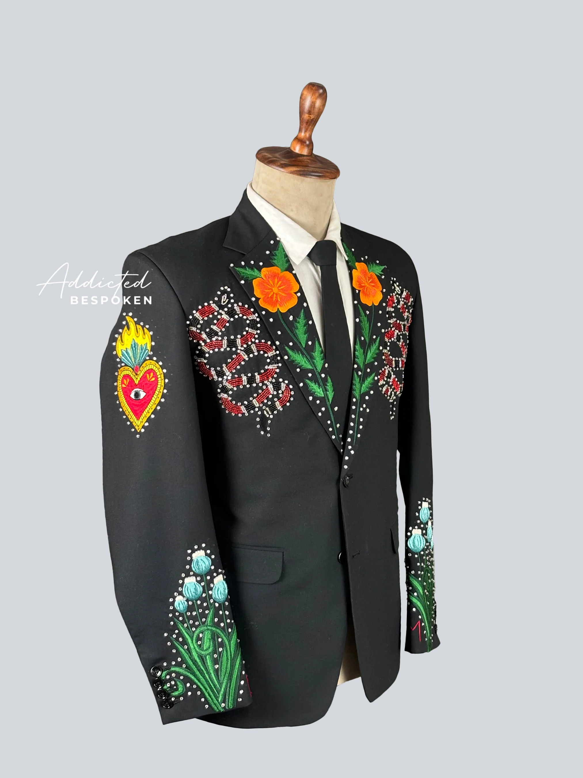 Rhinestone Embroidered Suit - Image 4