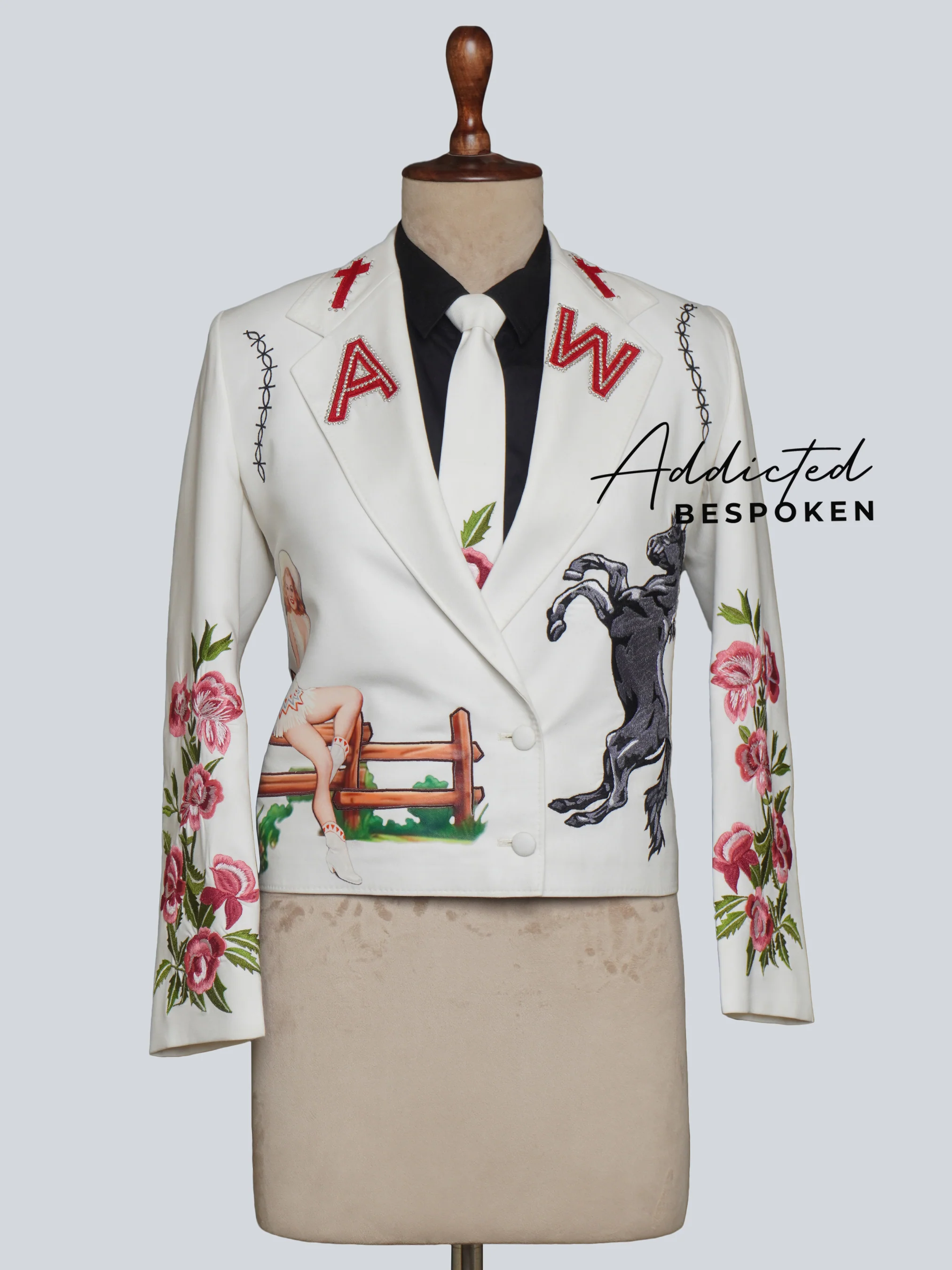 Rock Cowgirl Embroidered Suit - Image 2