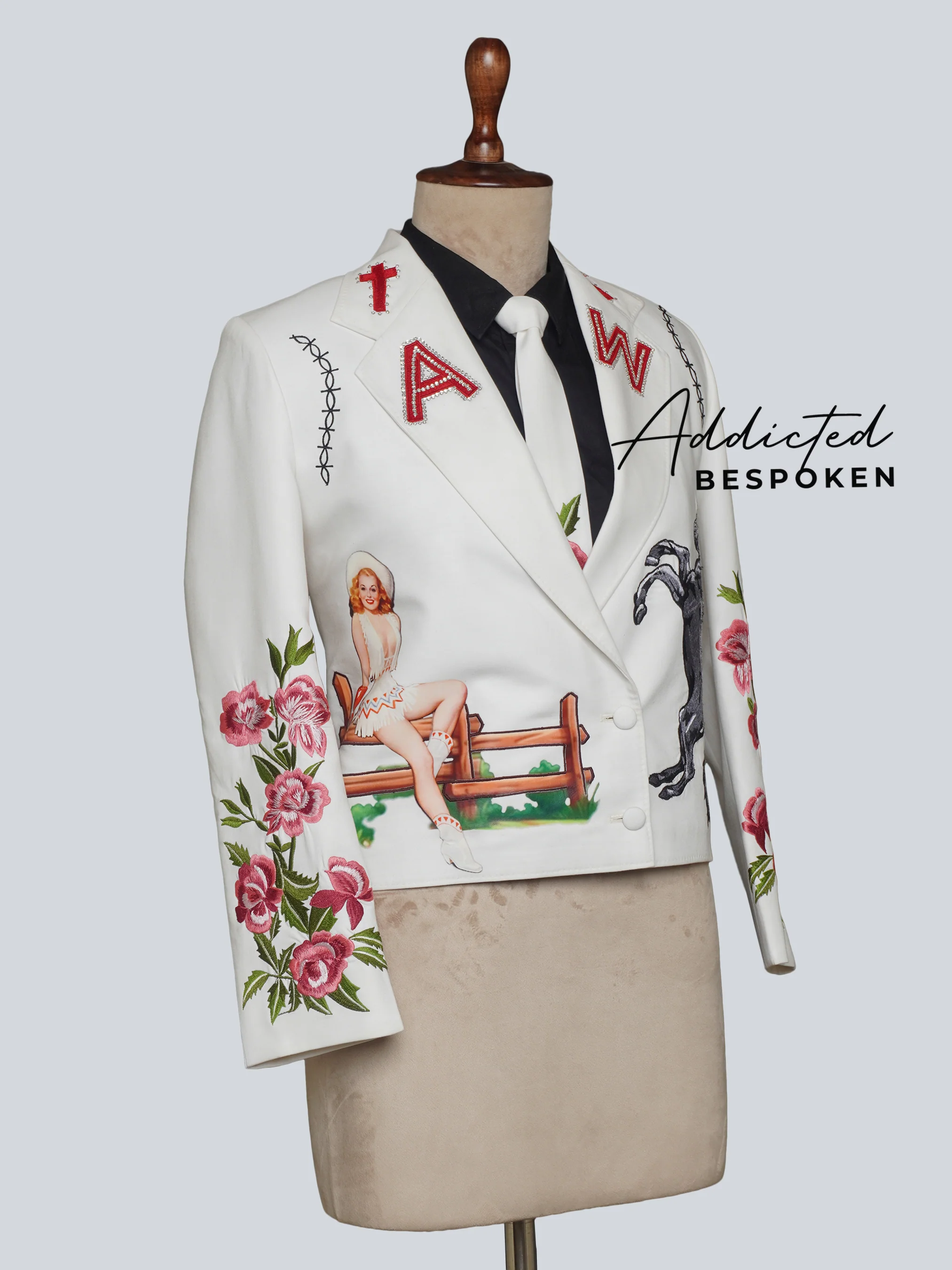 Rock Cowgirl Embroidered Suit - Image 3