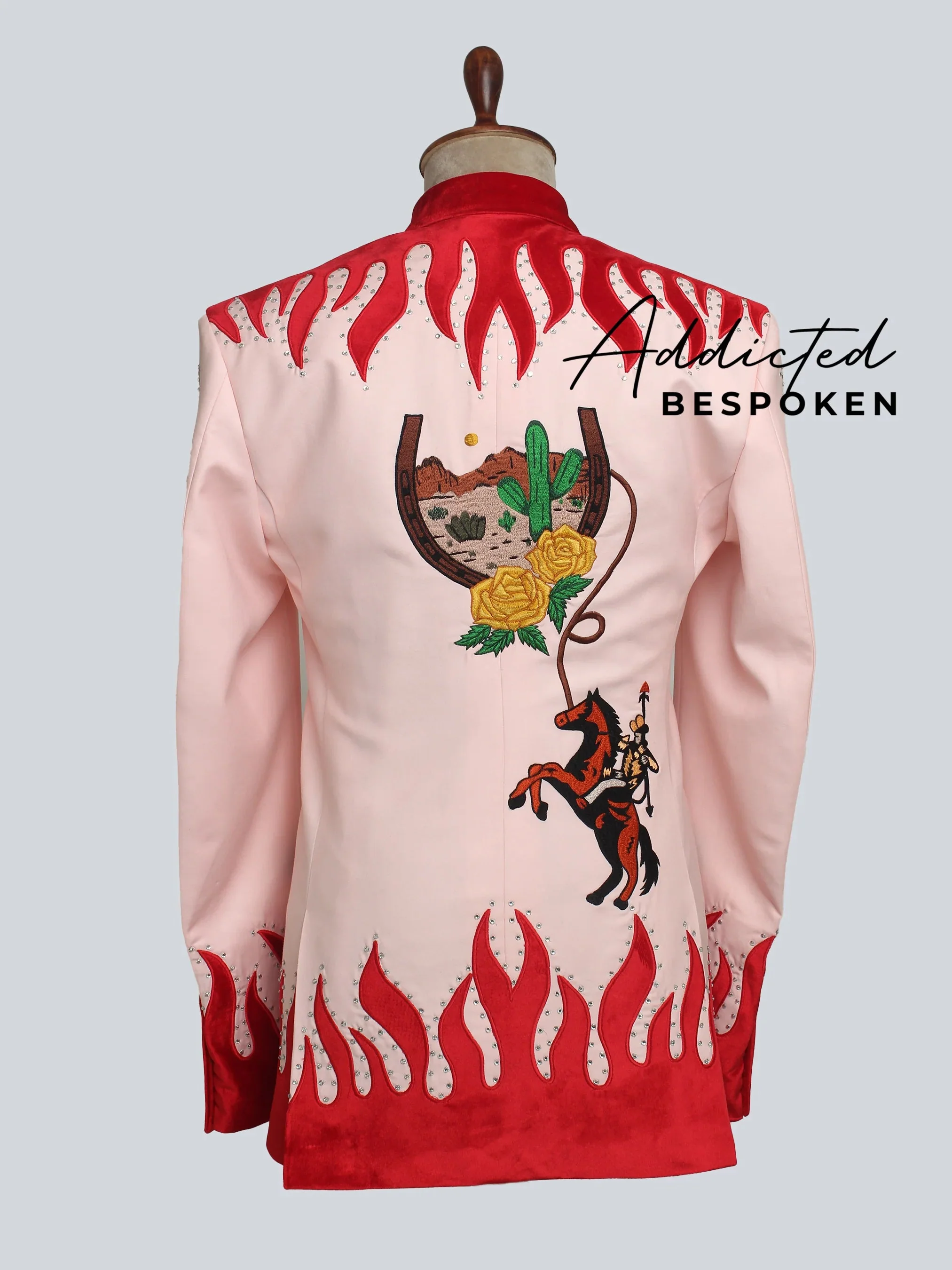 Rose Embroidered Ensemble - Image 8