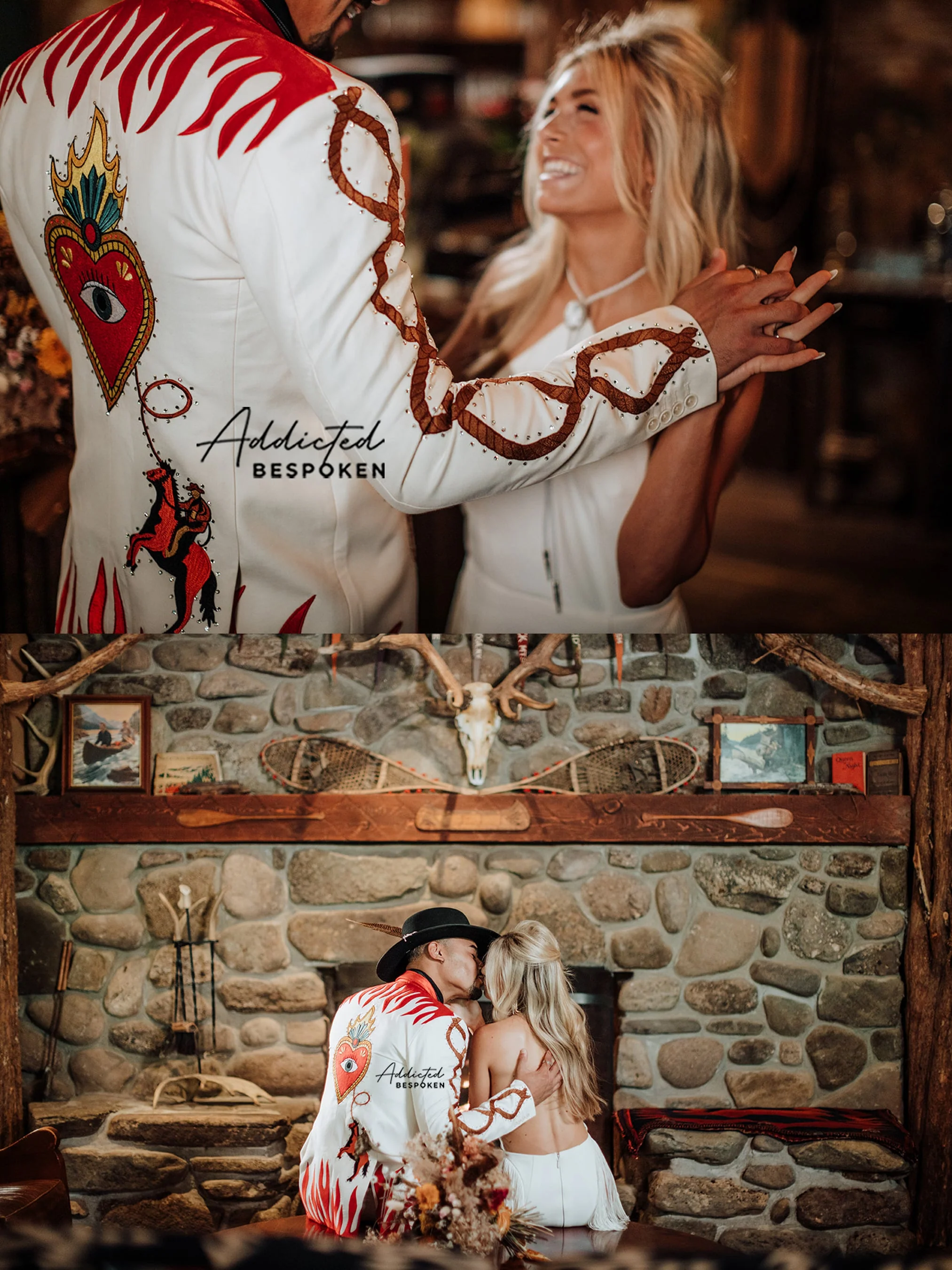 Rustic Blossom Embroidered Suit - Image 5