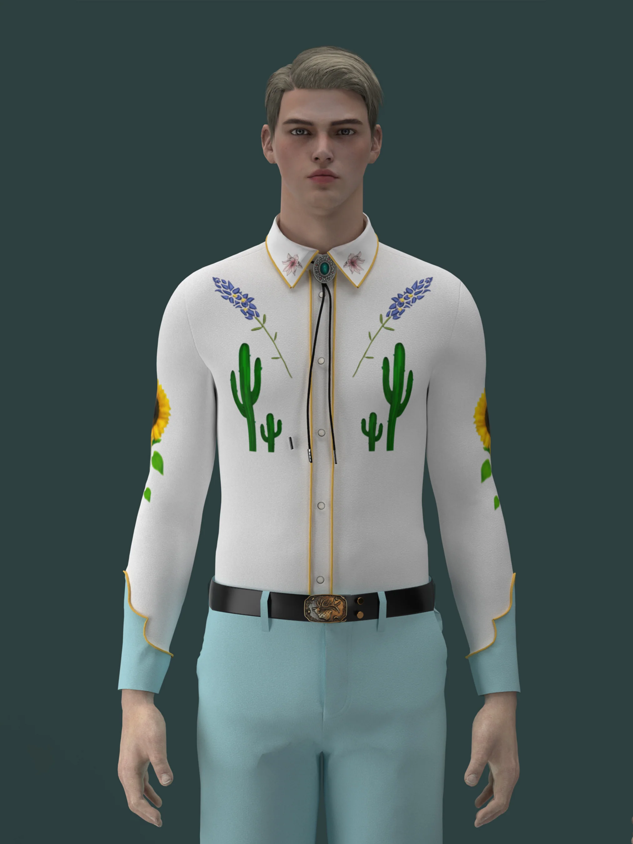 Rustic Elegance Western Shirt