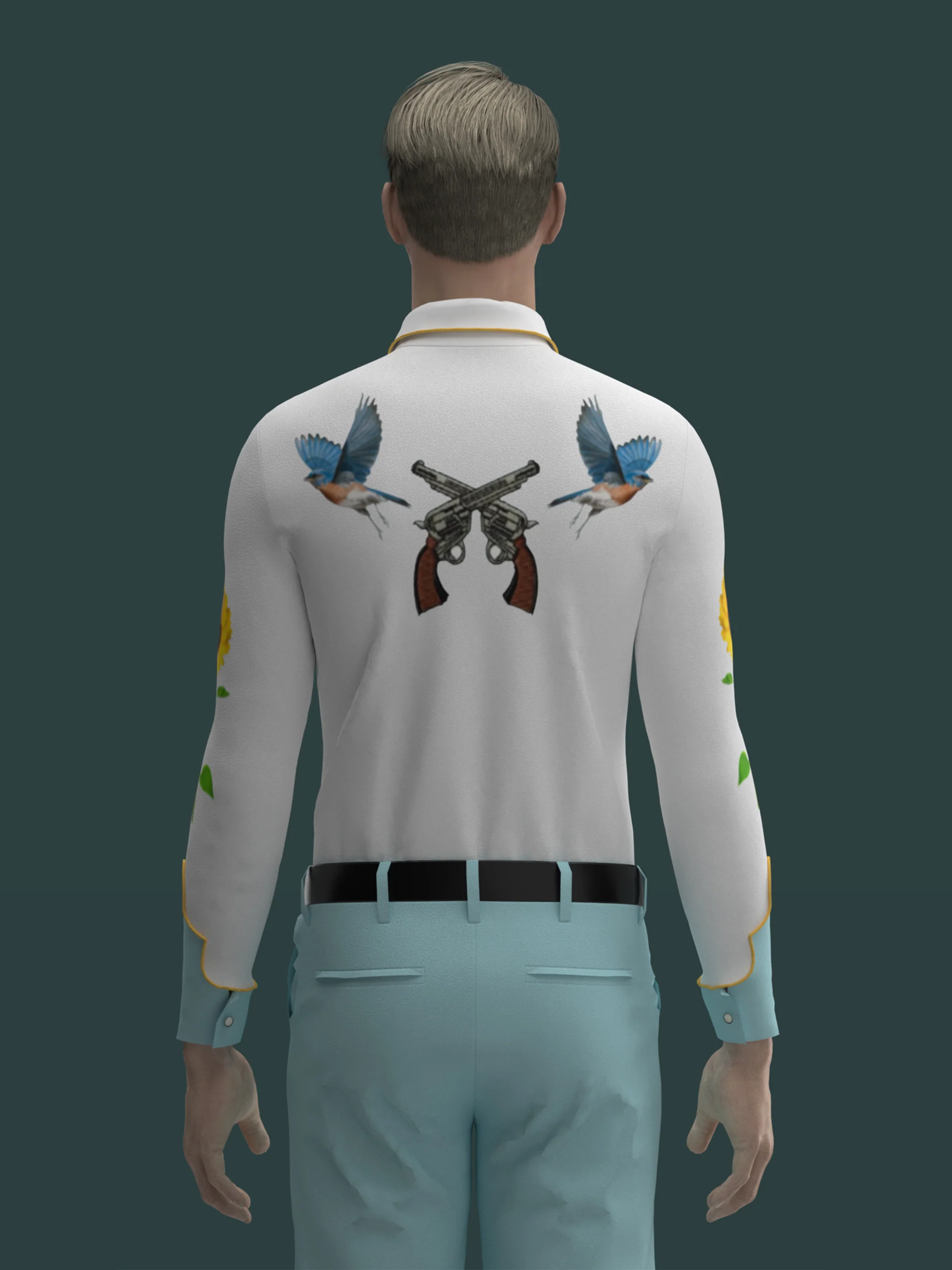 Rustic Elegance Western Shirt - Image 2