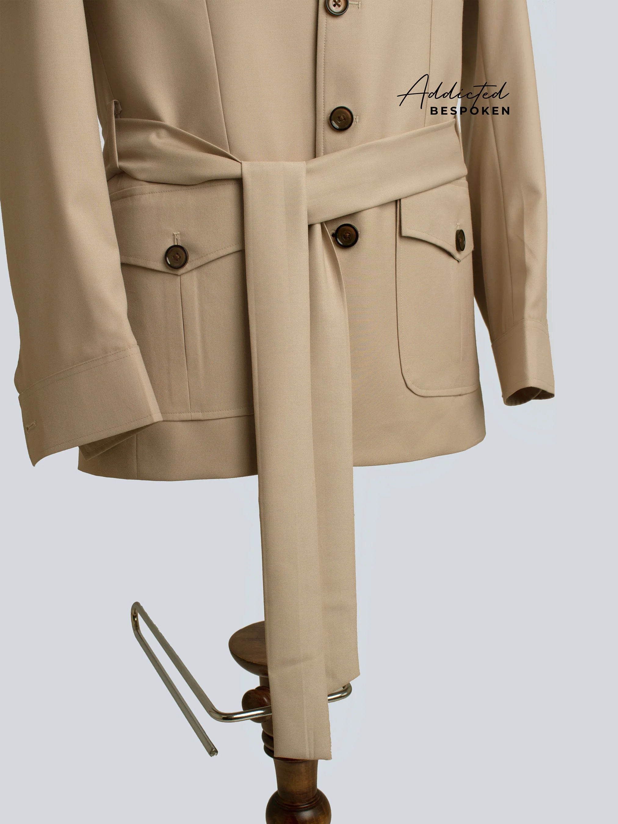Safari Inspired Belt Suit - Image 5