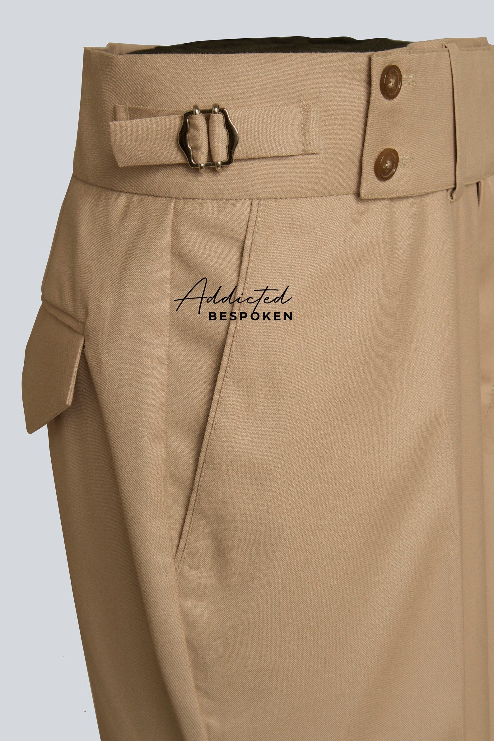 Safari Inspired Belt Suit - Image 6