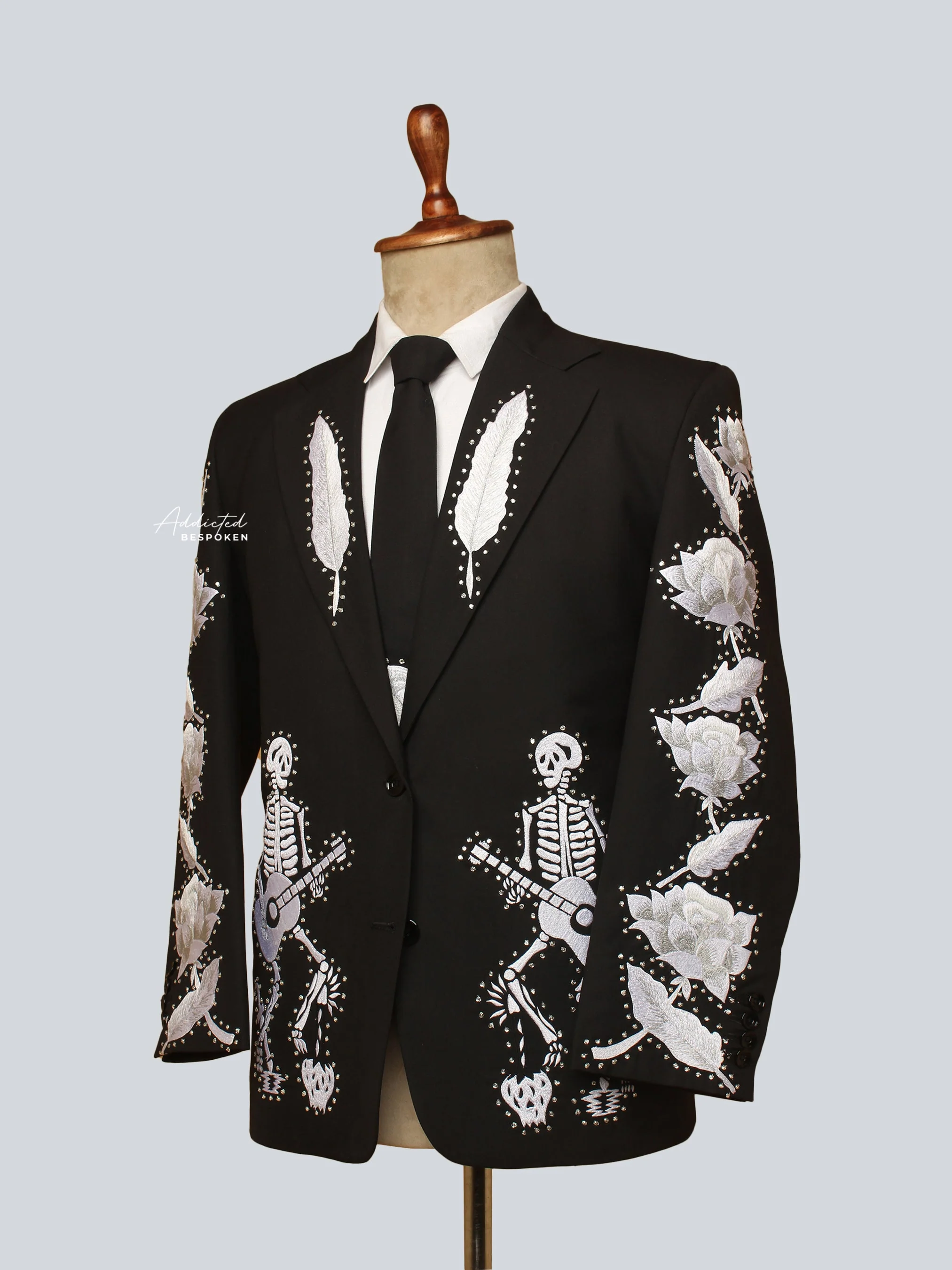 Skeleton Floral Western Suit - Image 4