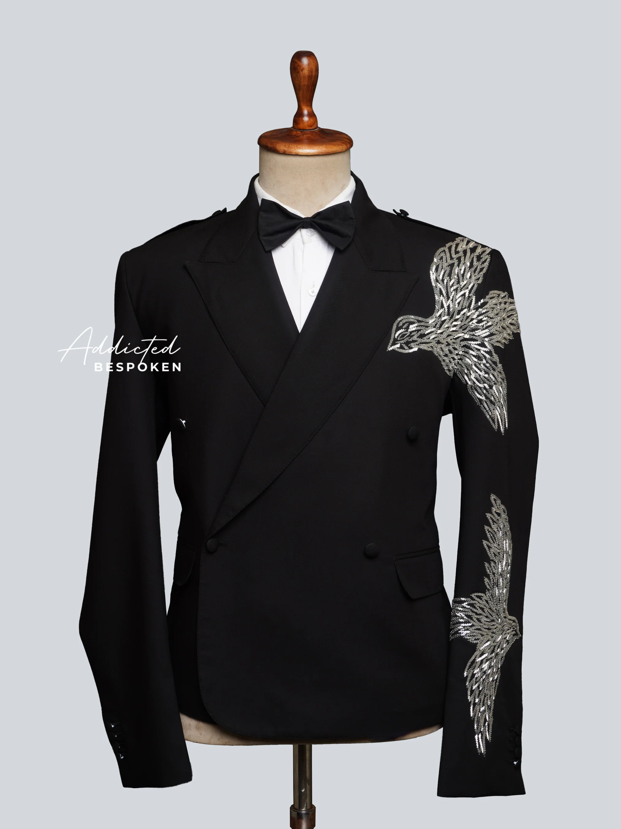 Soaring Elegance Embroidered Suit