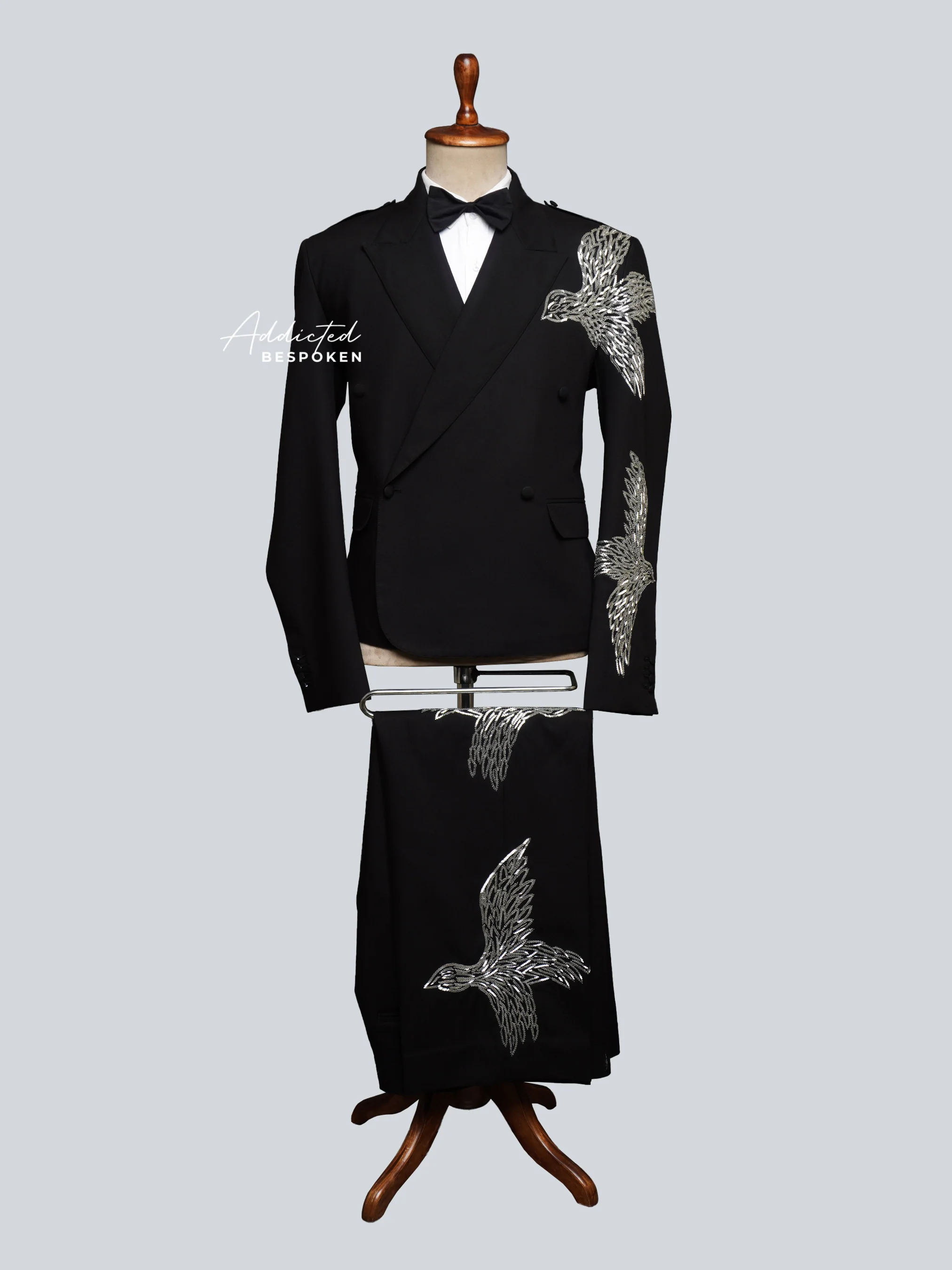 Soaring Elegance Embroidered Suit - Image 2