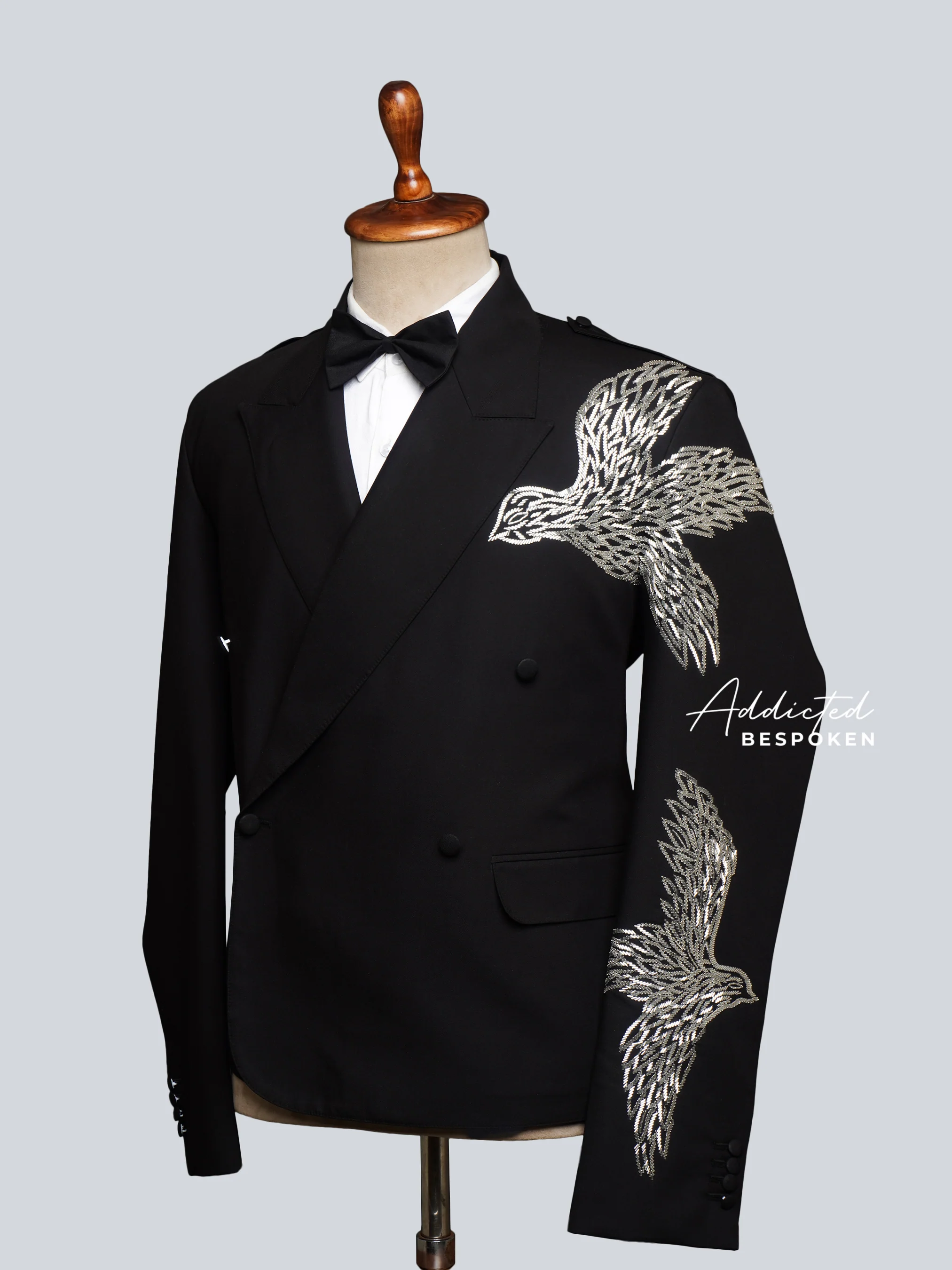 Soaring Elegance Embroidered Suit - Image 3