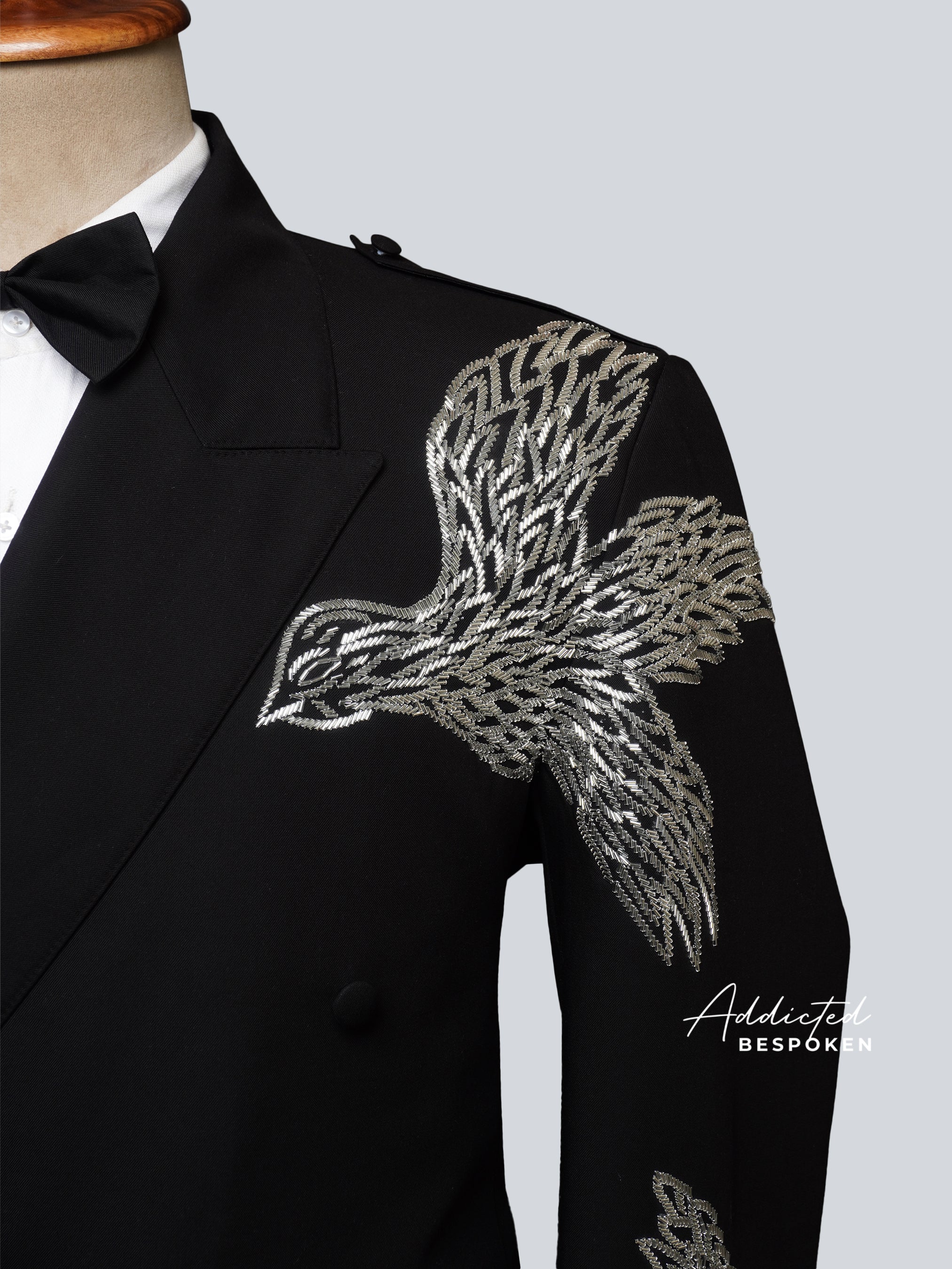 Soaring Elegance Embroidered Suit - Image 7