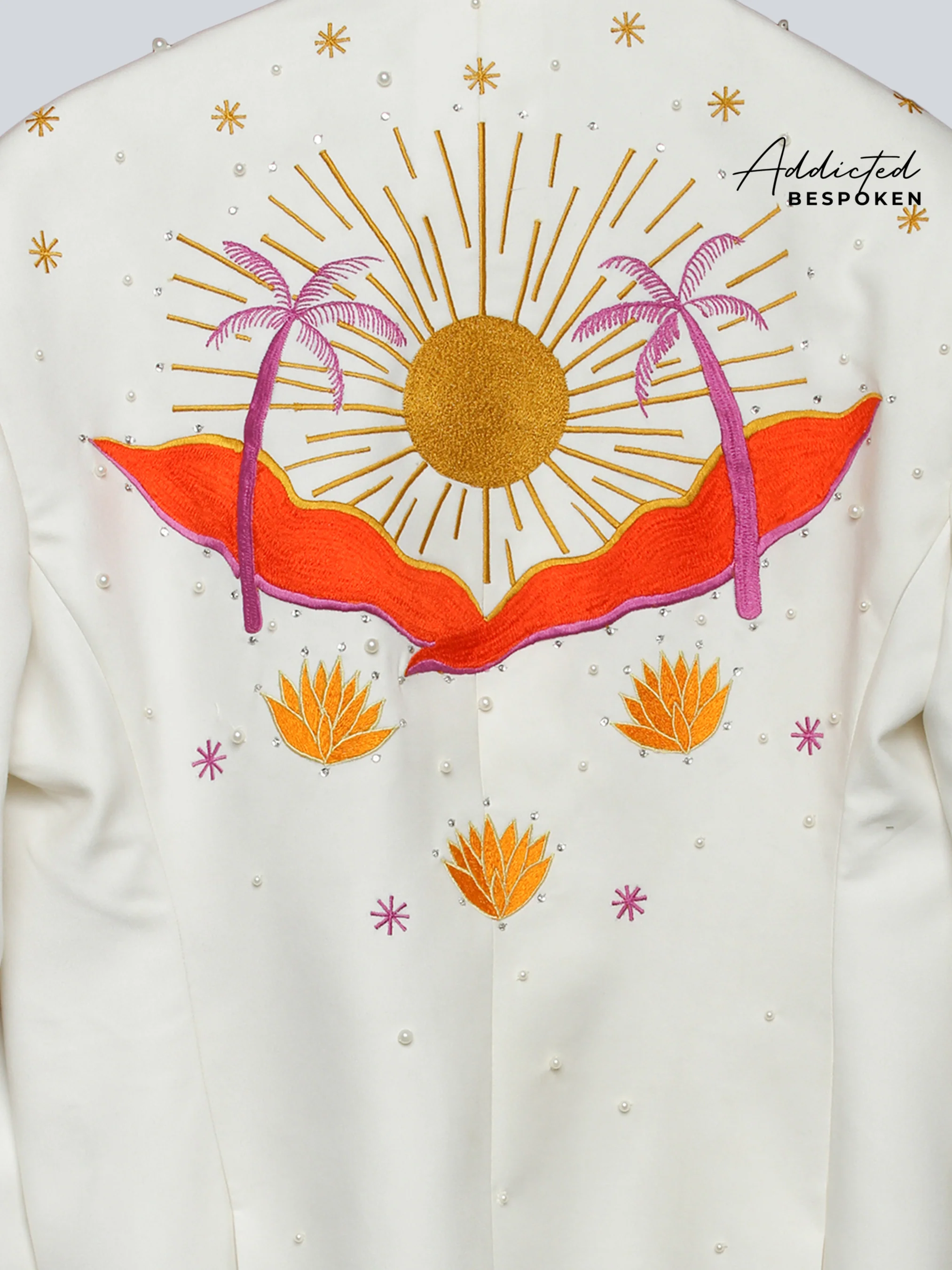 Starry Night Floral Suit - Image 3