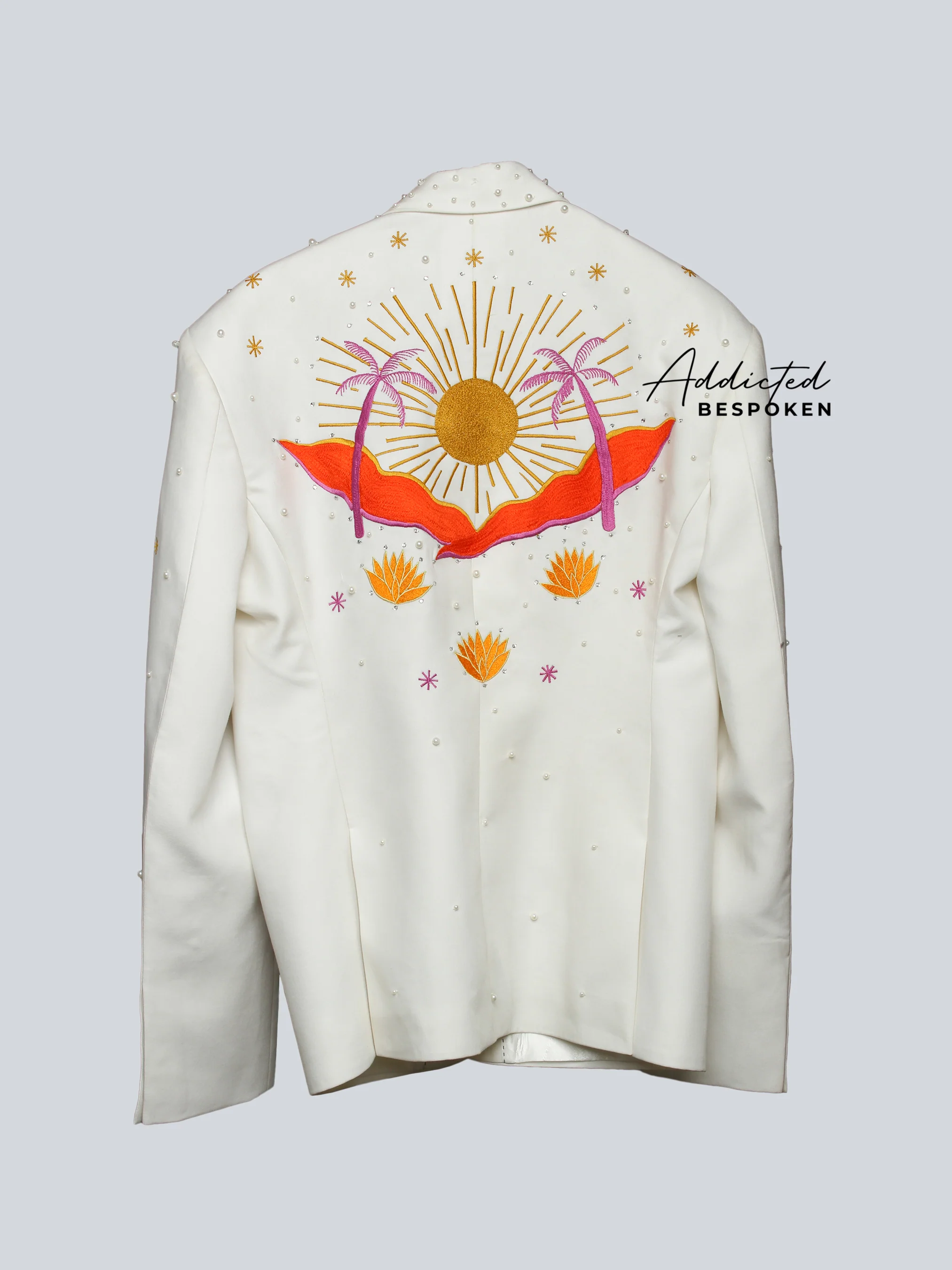 Starry Night Floral Suit - Image 4
