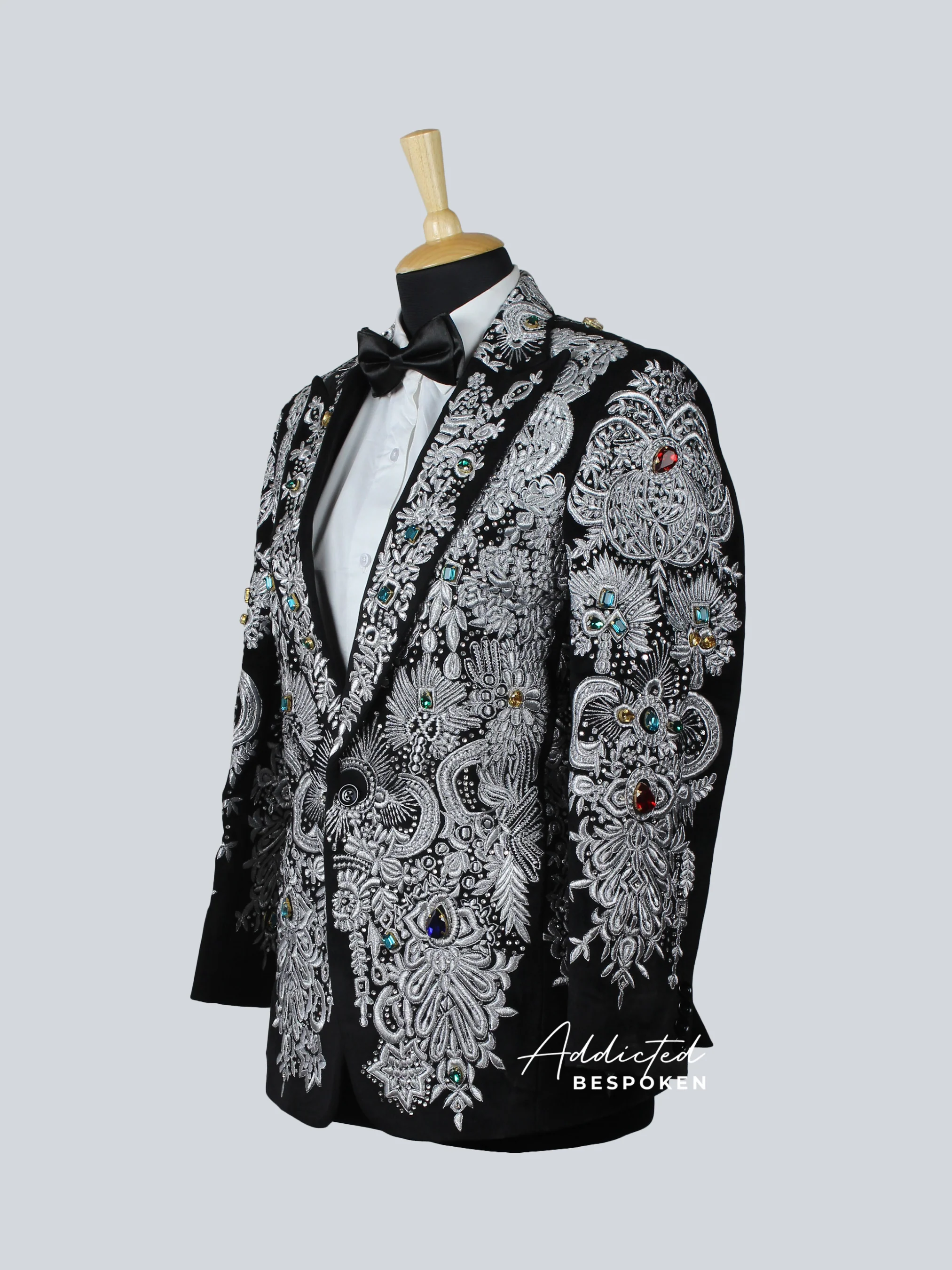 Stone Embellished Wedding Suit - Image 3
