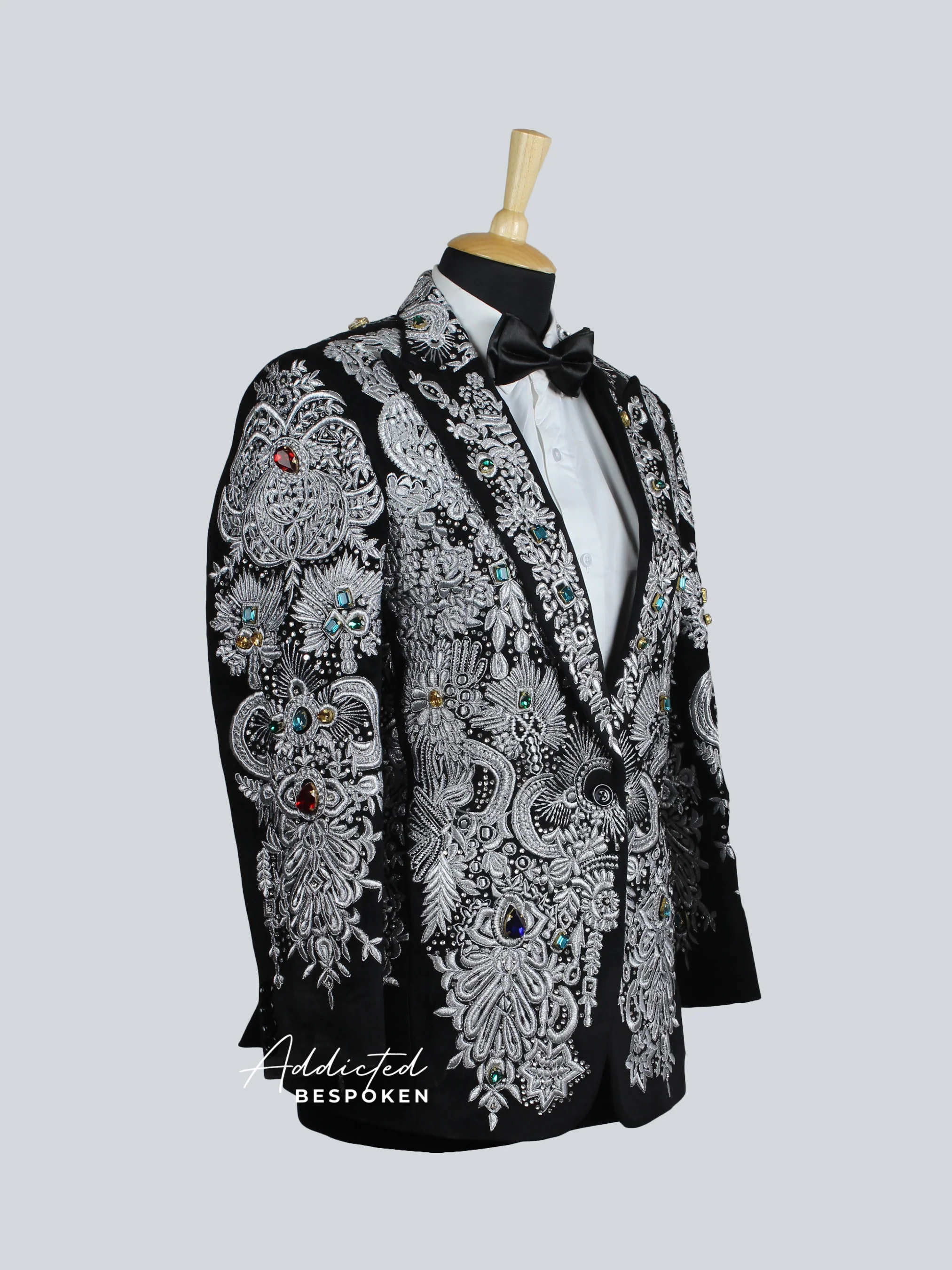 Stone Embellished Wedding Suit - Image 4