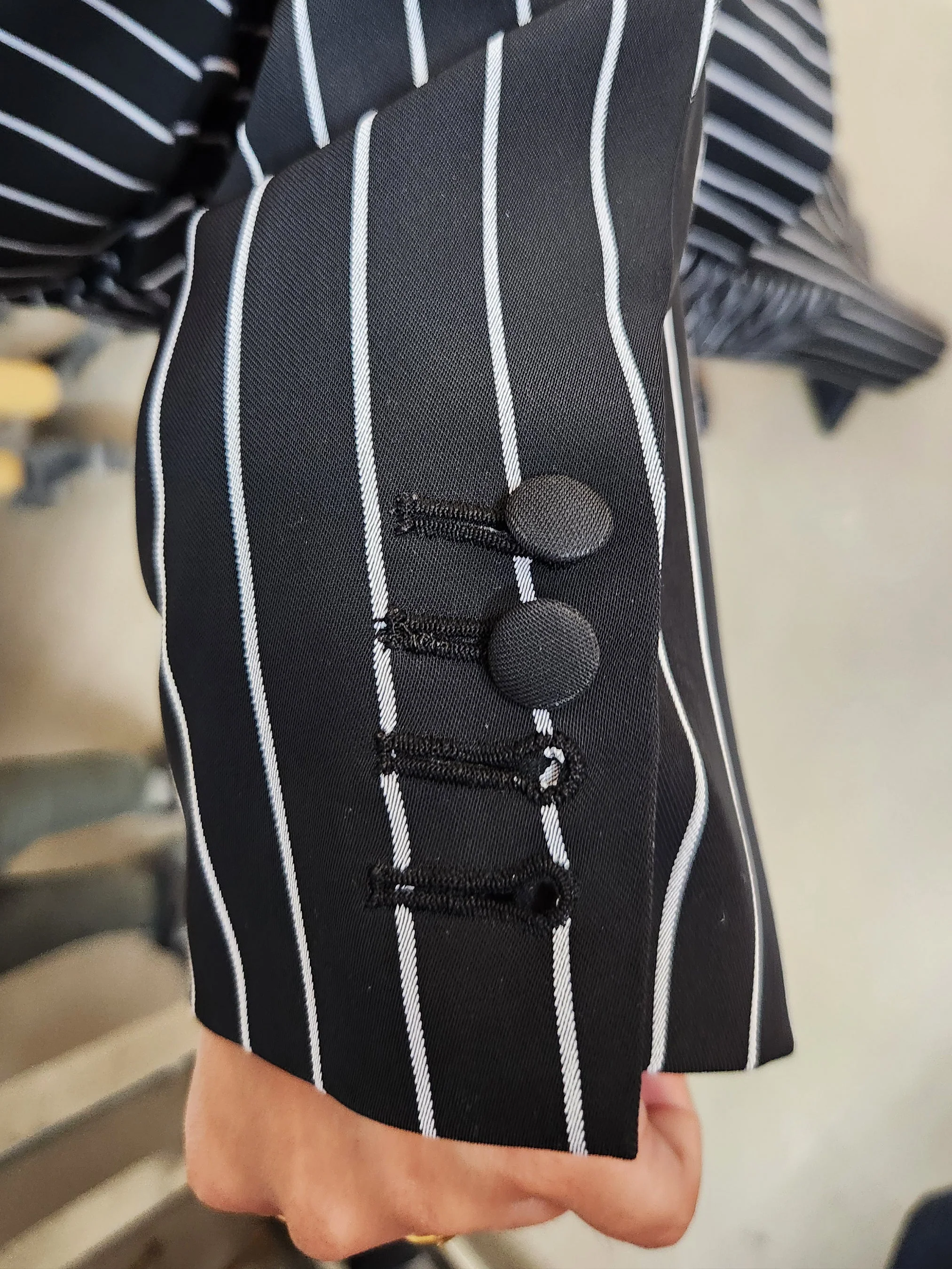 Striped Belted Business Chic - Image 7