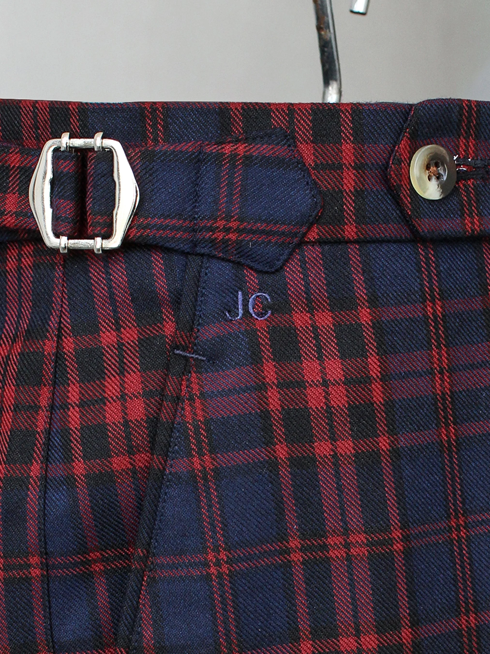 Tailored Check Gurkha Pant - Image 10