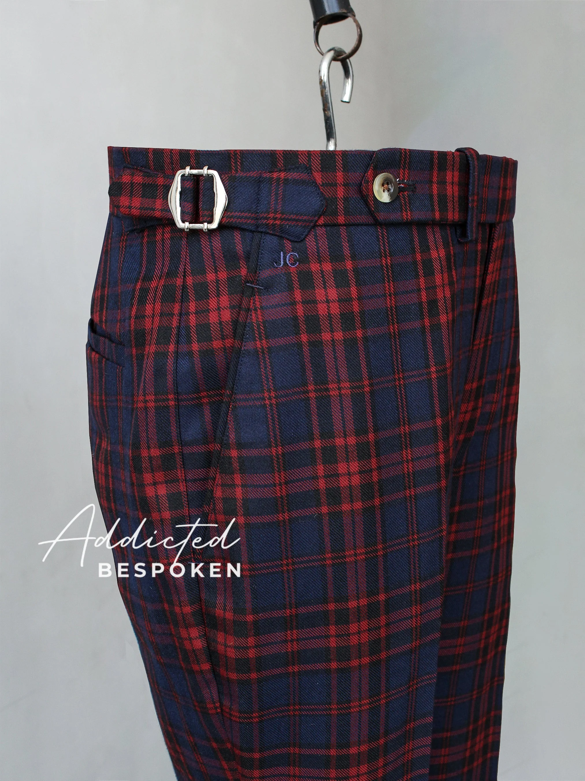 Tailored Check Gurkha Pant - Image 4
