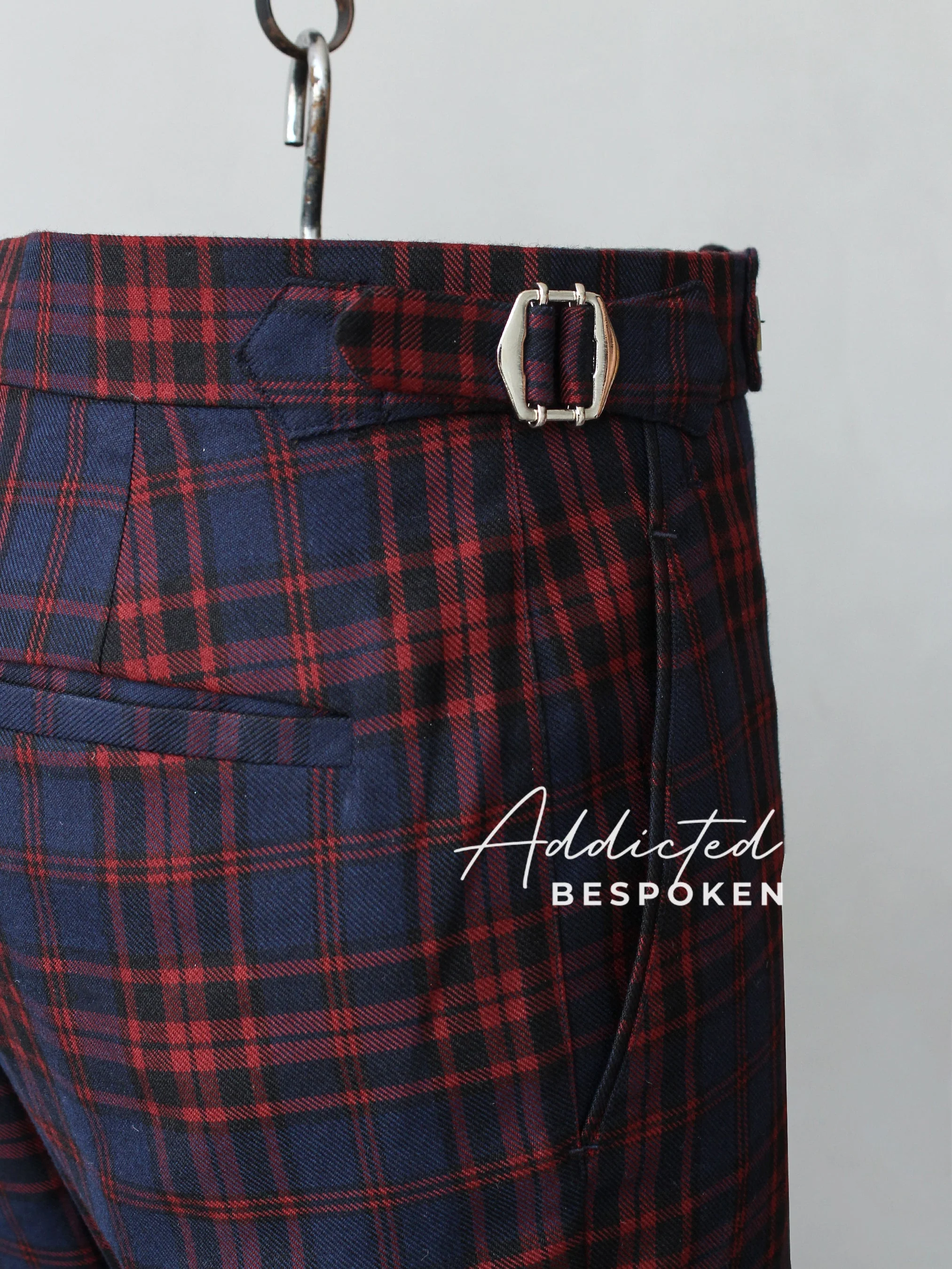 Tailored Check Gurkha Pant - Image 5