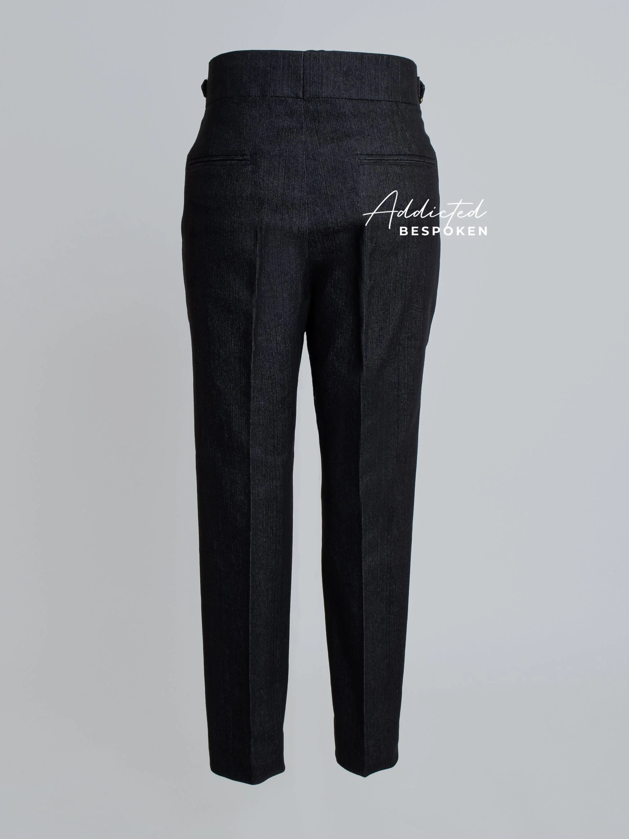Tailored Denim Gurkha Pants - Image 5