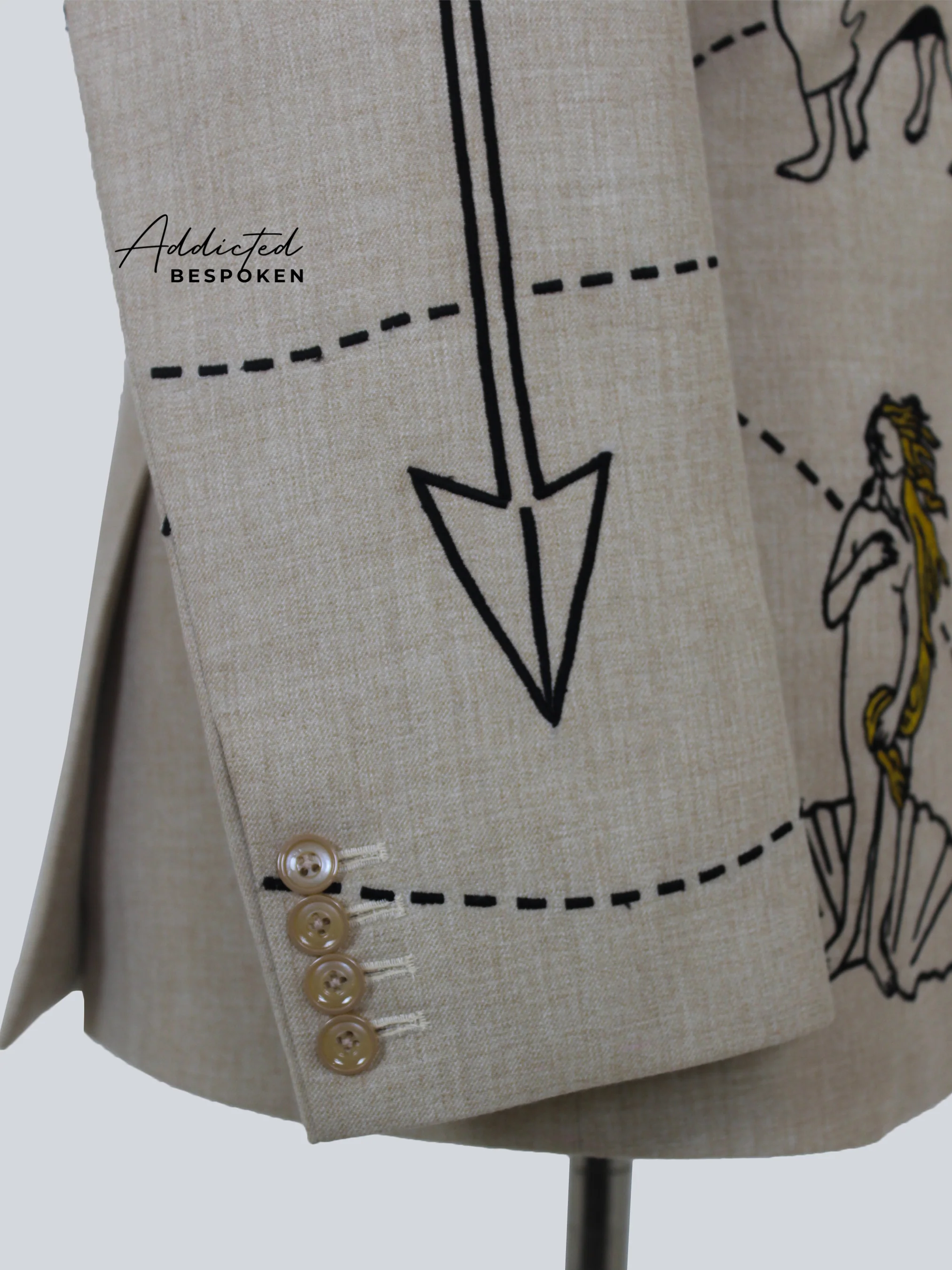 Threaded Elegance Embroidered Suit - Image 10